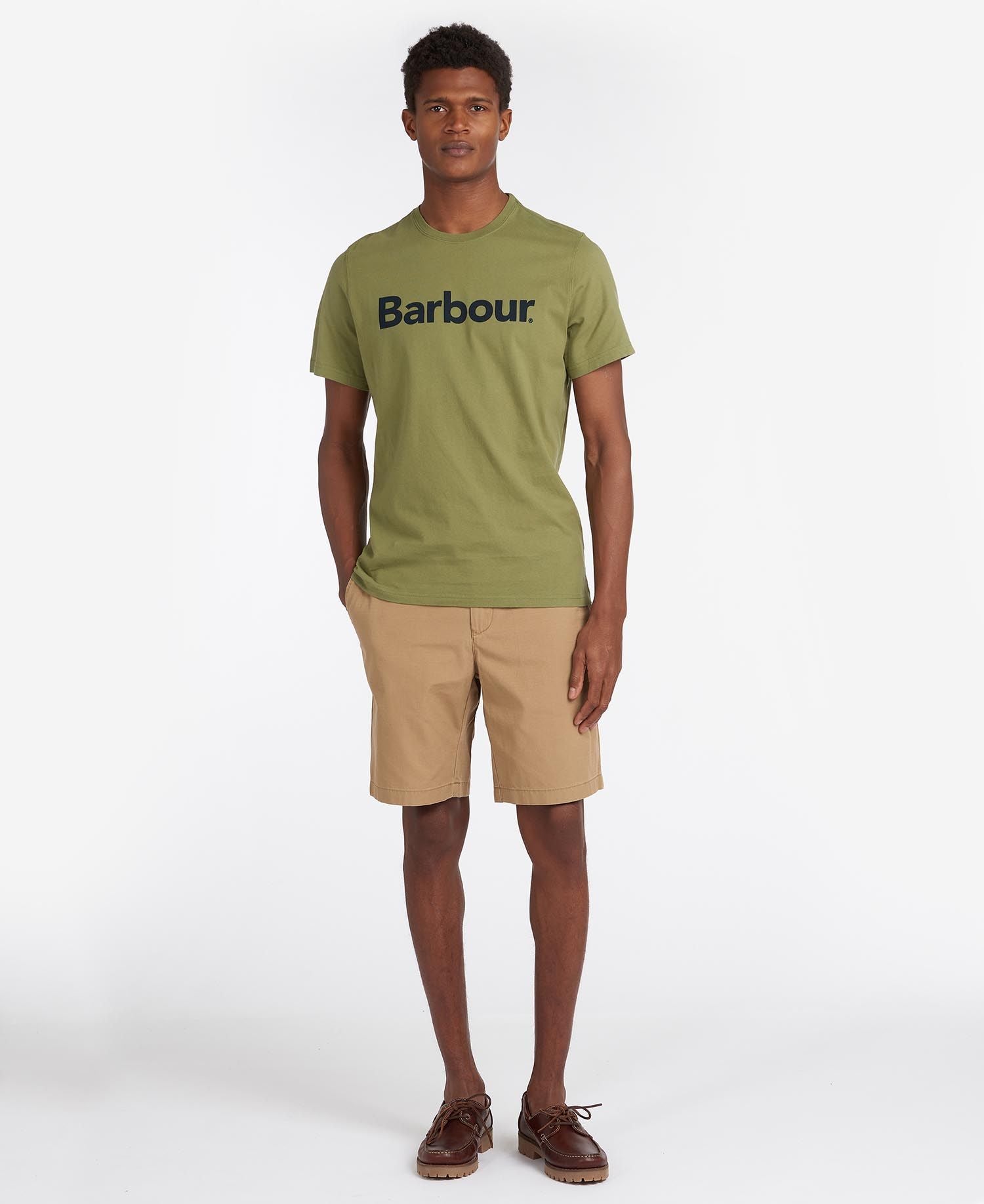 Logo T-Shirt SS25 Barbour - Burnt Olive