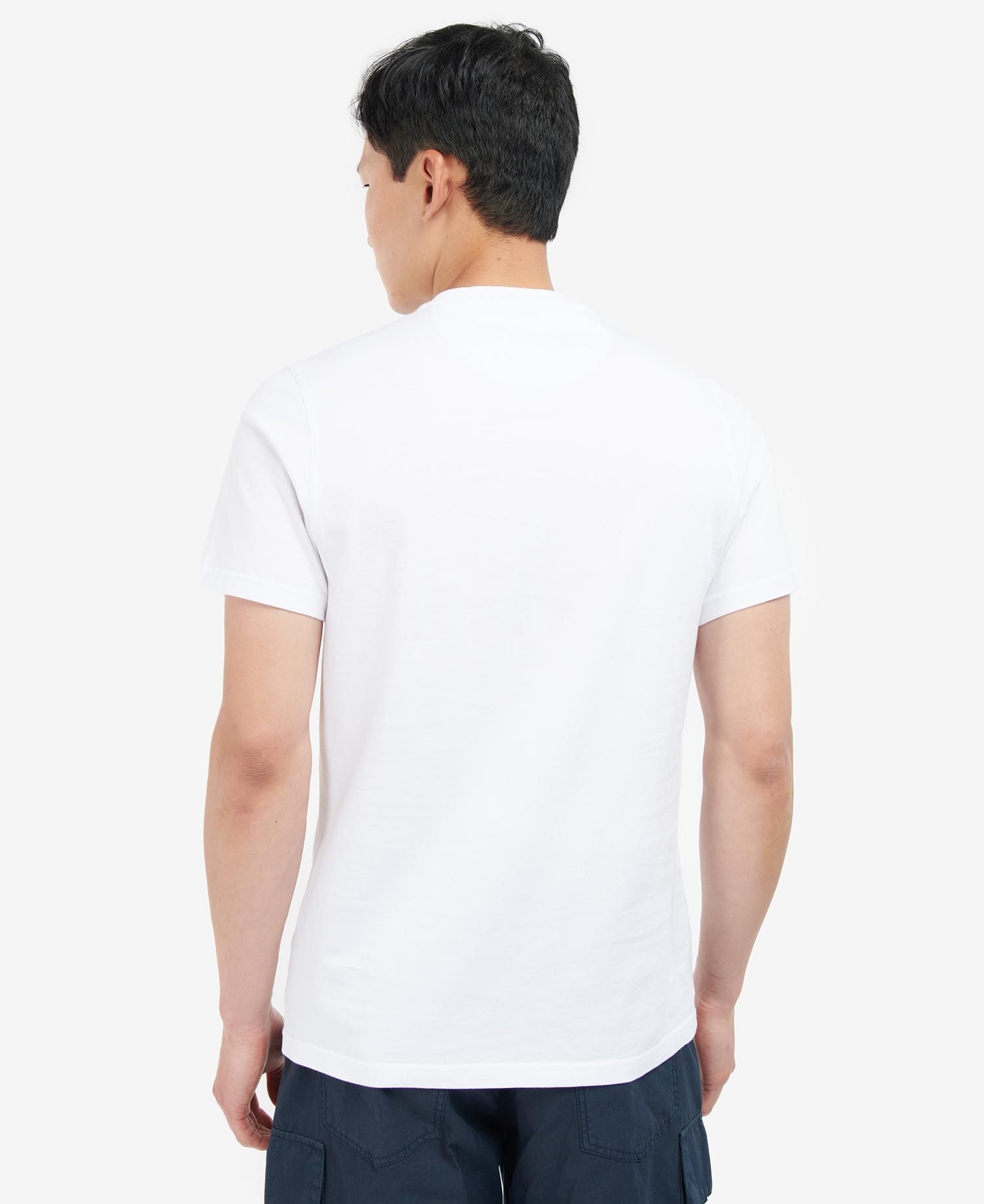 Langdon T-Shirt con Taschino SS25 Barbour - White