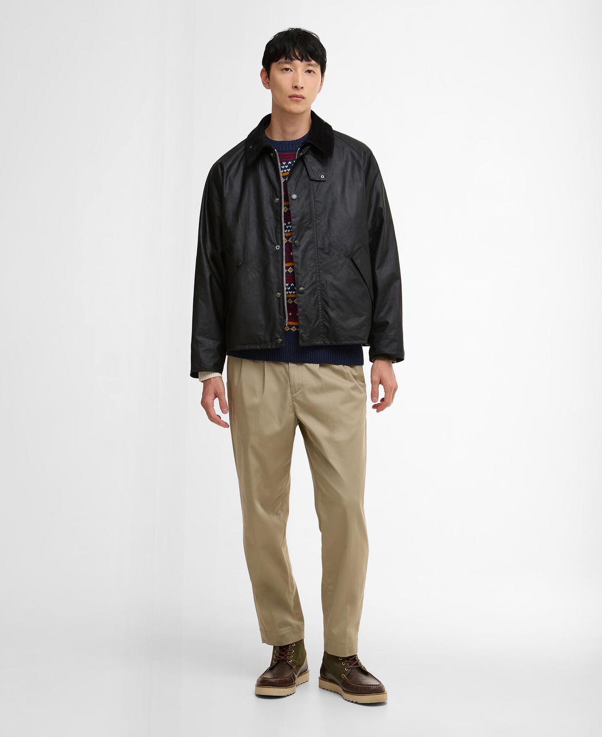 Barbour – OS Transport Wax Jacket – Black