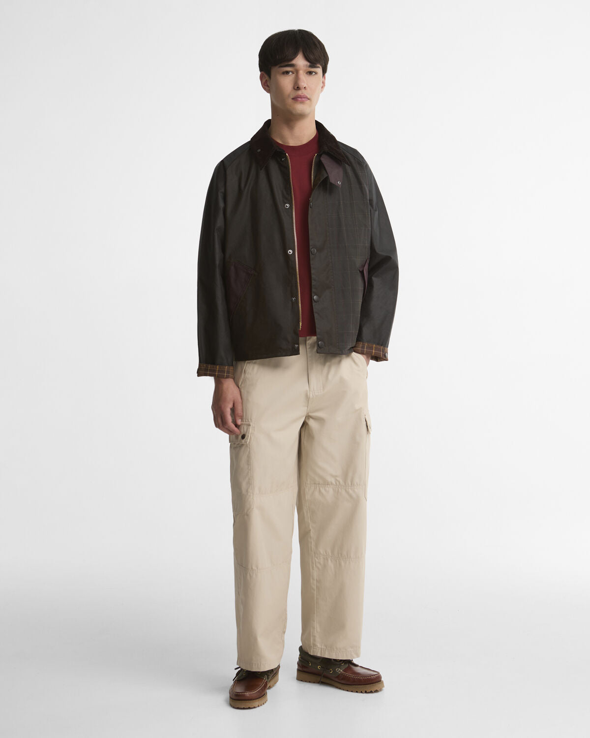 Barbour – Patchwork Transport Wax Jacket – Tartan Multi
