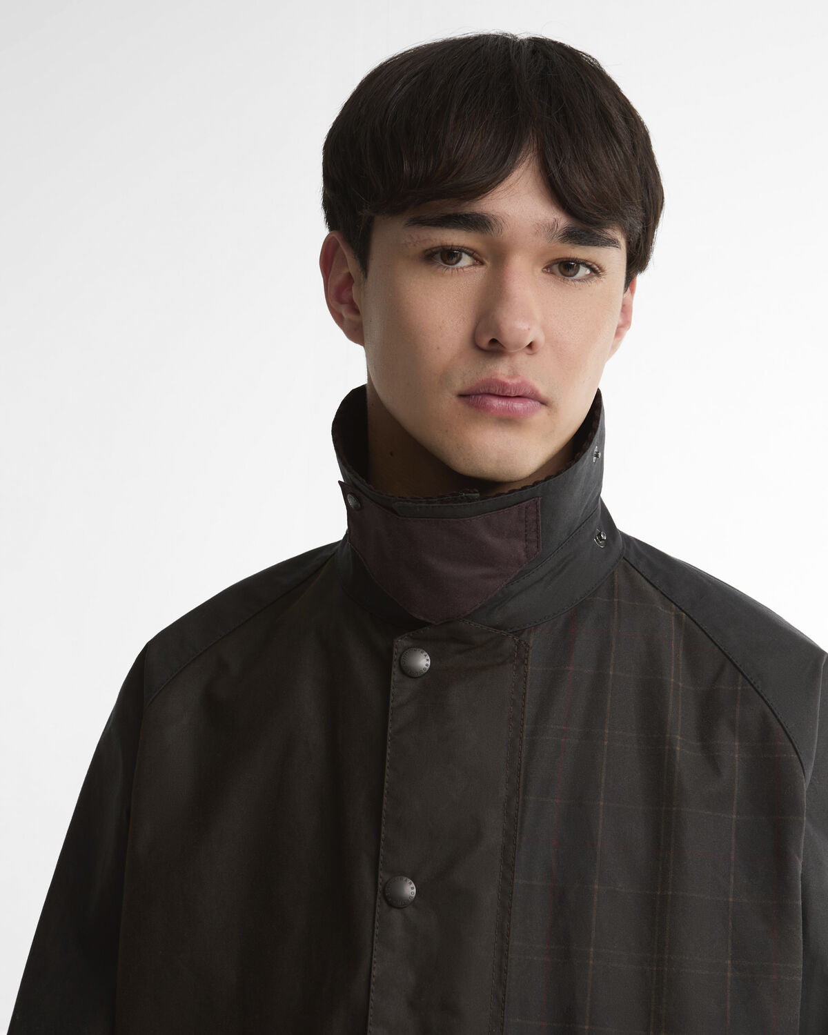 Barbour – Patchwork Transport Wax Jacket – Tartan Multi