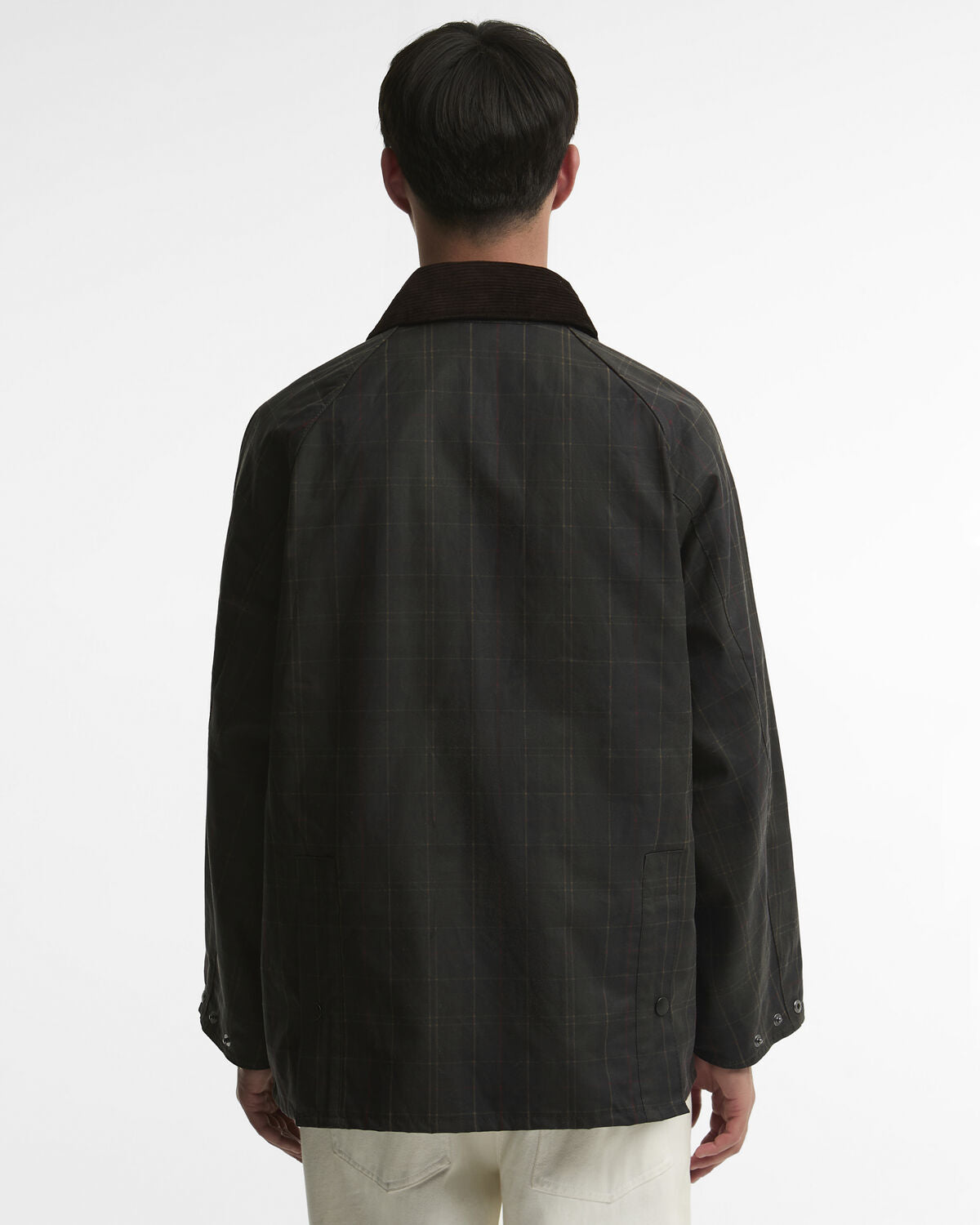 Barbour – Tartan OS Bedale Wax Jacket – Dark Classic