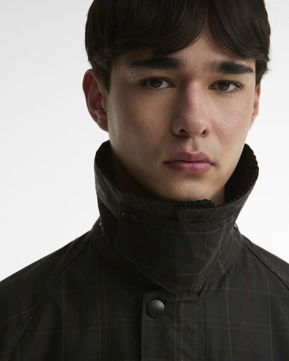 Barbour – Tartan OS Bedale Wax Jacket – Dark Classic