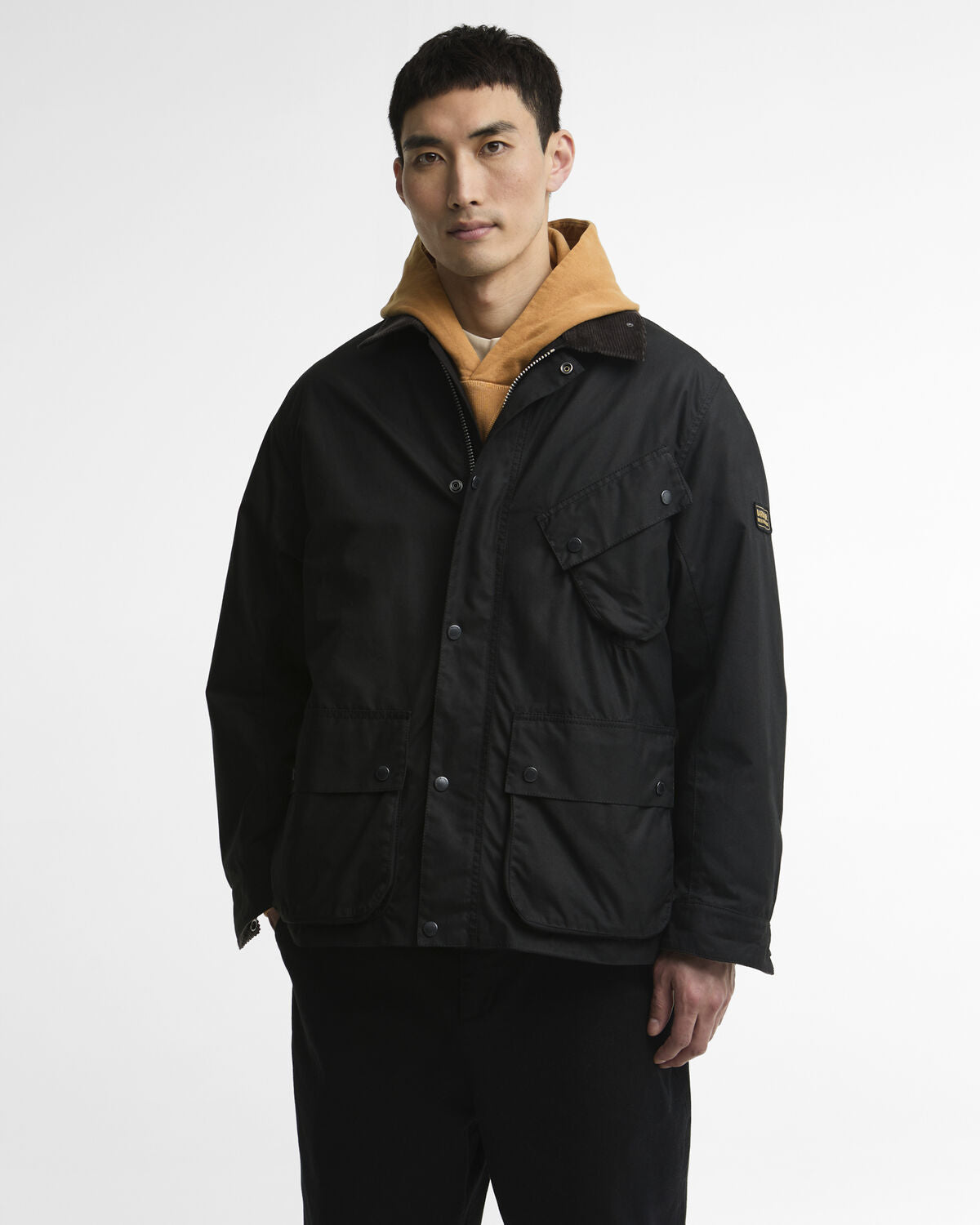 Barbour International – Brake Line Wax Jacket – Black