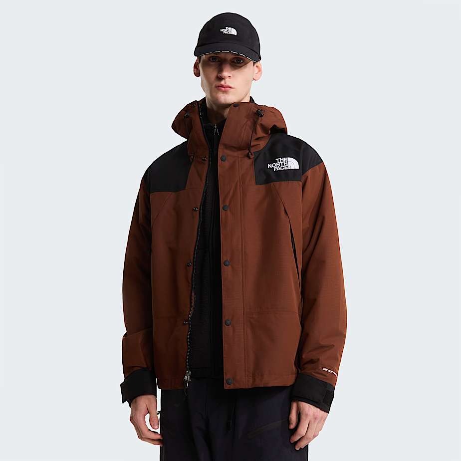 Men's DryVent™ Mono Mountain Jacket The North Face - Ember Soil-TNF Black
