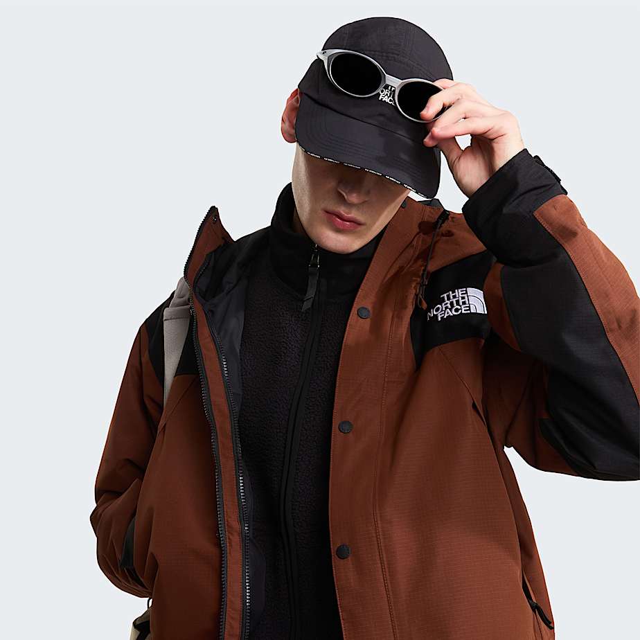 Men's DryVent™ Mono Mountain Jacket The North Face - Ember Soil-TNF Black