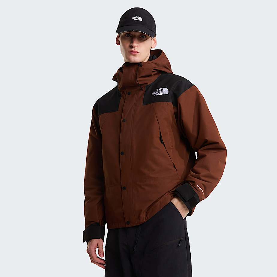 Men's DryVent™ Mono Mountain Jacket The North Face - Ember Soil-TNF Black