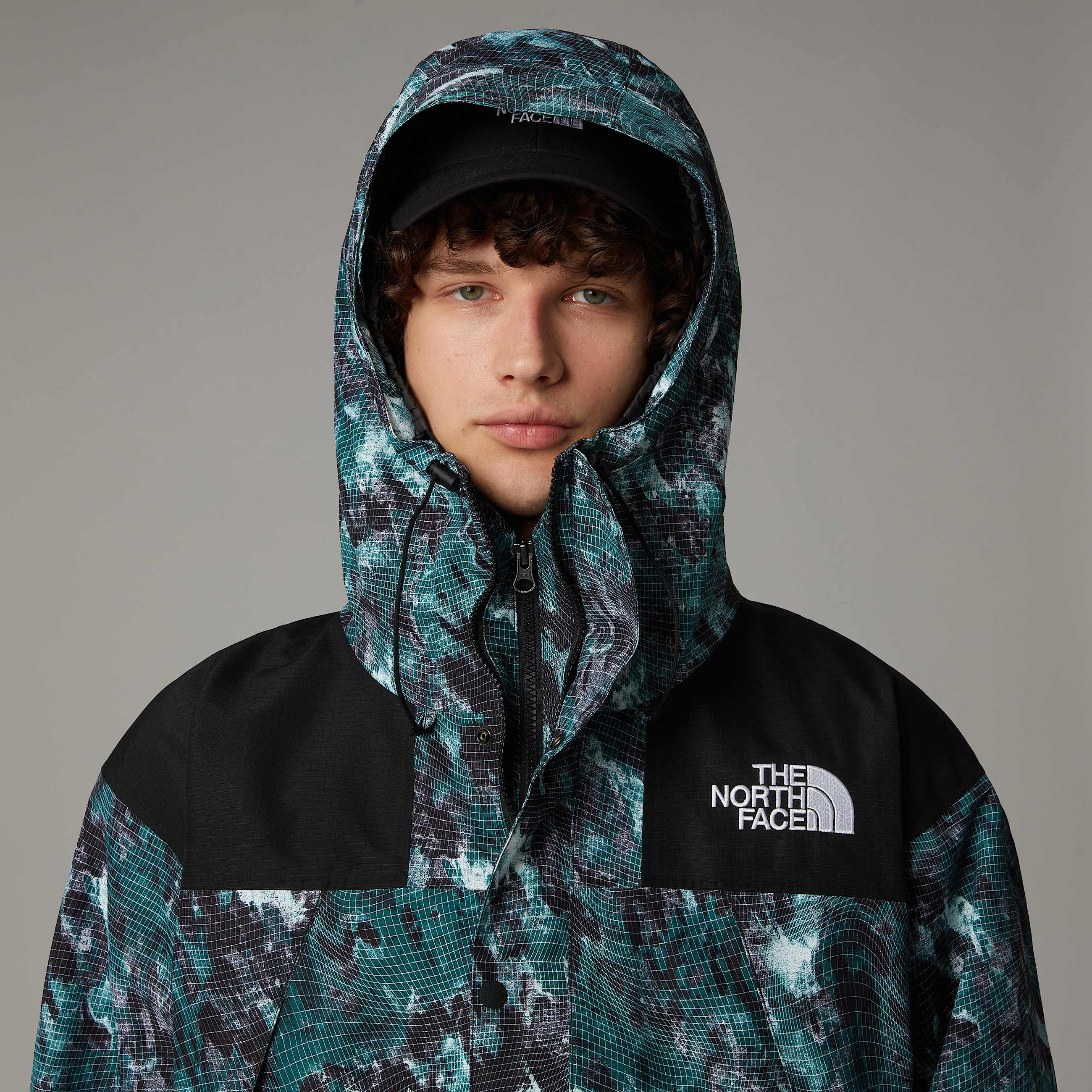 Giacca DryVent™ Mono Mountain The North Face - Deep Nori Trail Grid Print / TNF Black