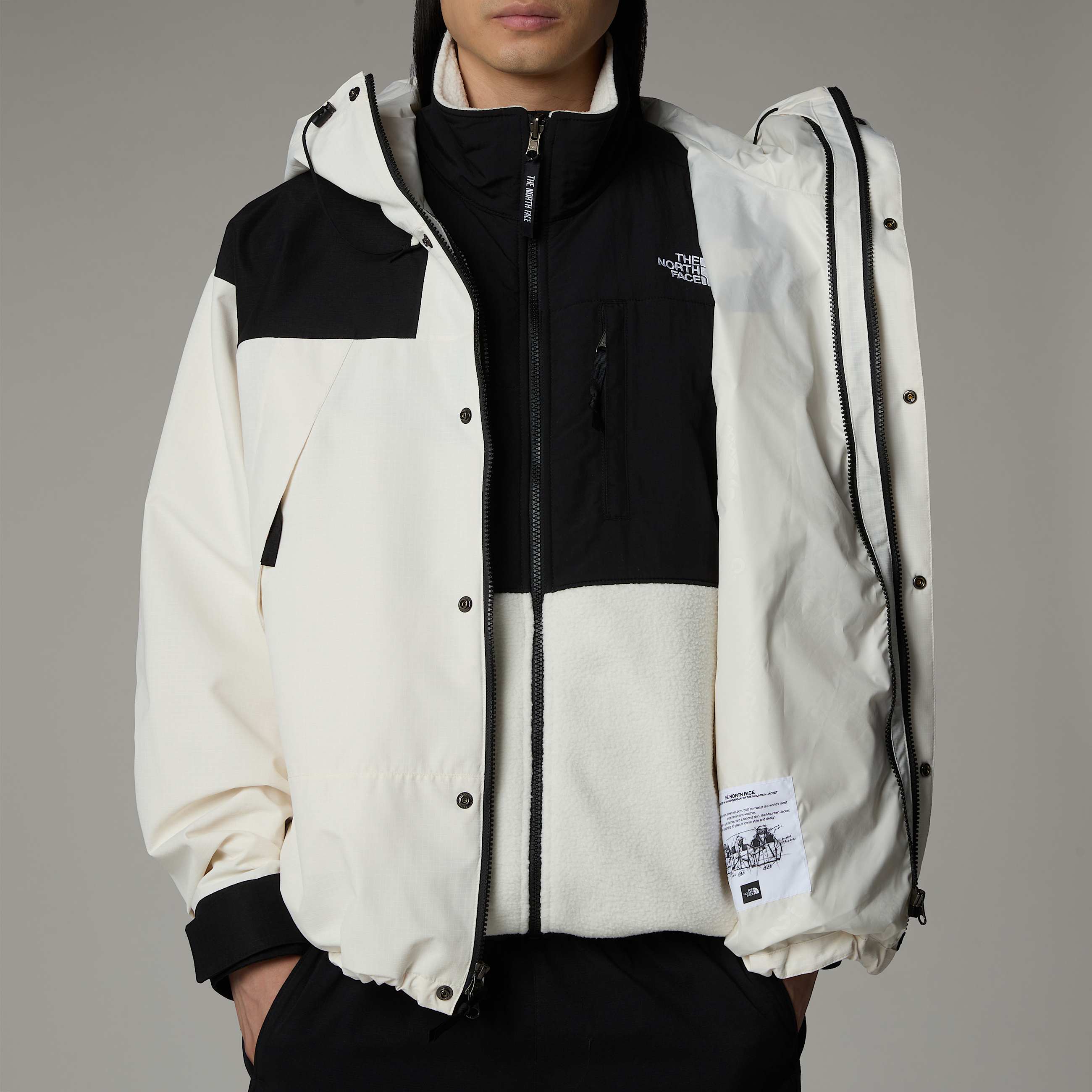Giacca DryVent™ Mono Mountain The North Face - White Dune / TNF Black