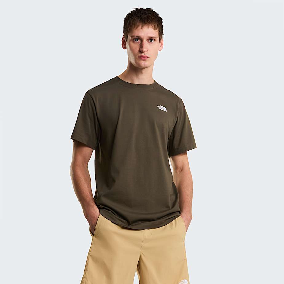 Men's Evolution Simple Dome Regular T-Shirt The North Face - New Taupe Green