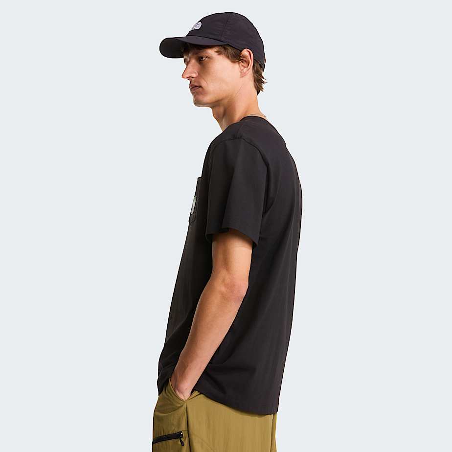 Men's Mountain Logo Relaxed Graphic T-Shirt The North Face - TNF Black