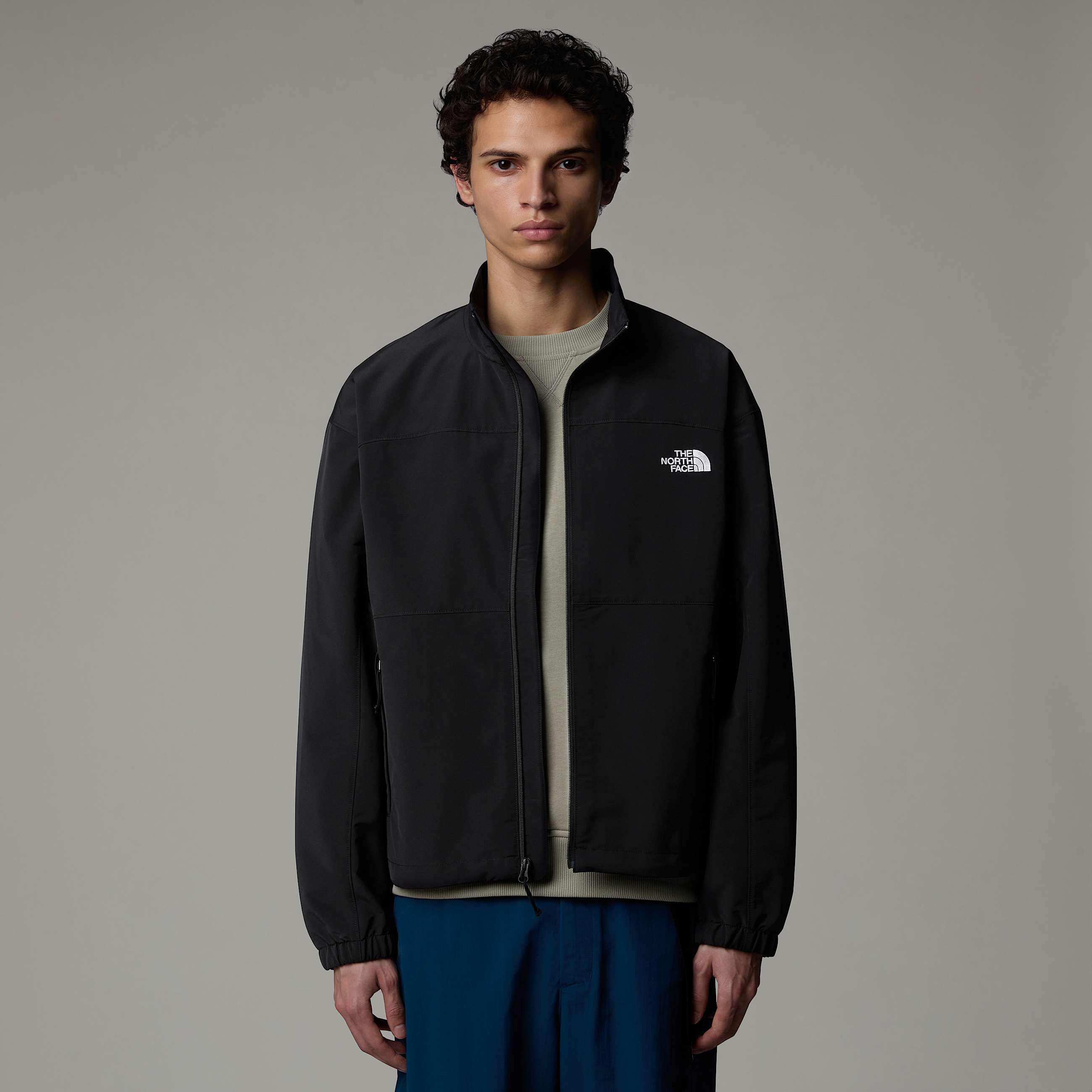 Giacca TNF Easy Wind Track The North Face - TNF Black