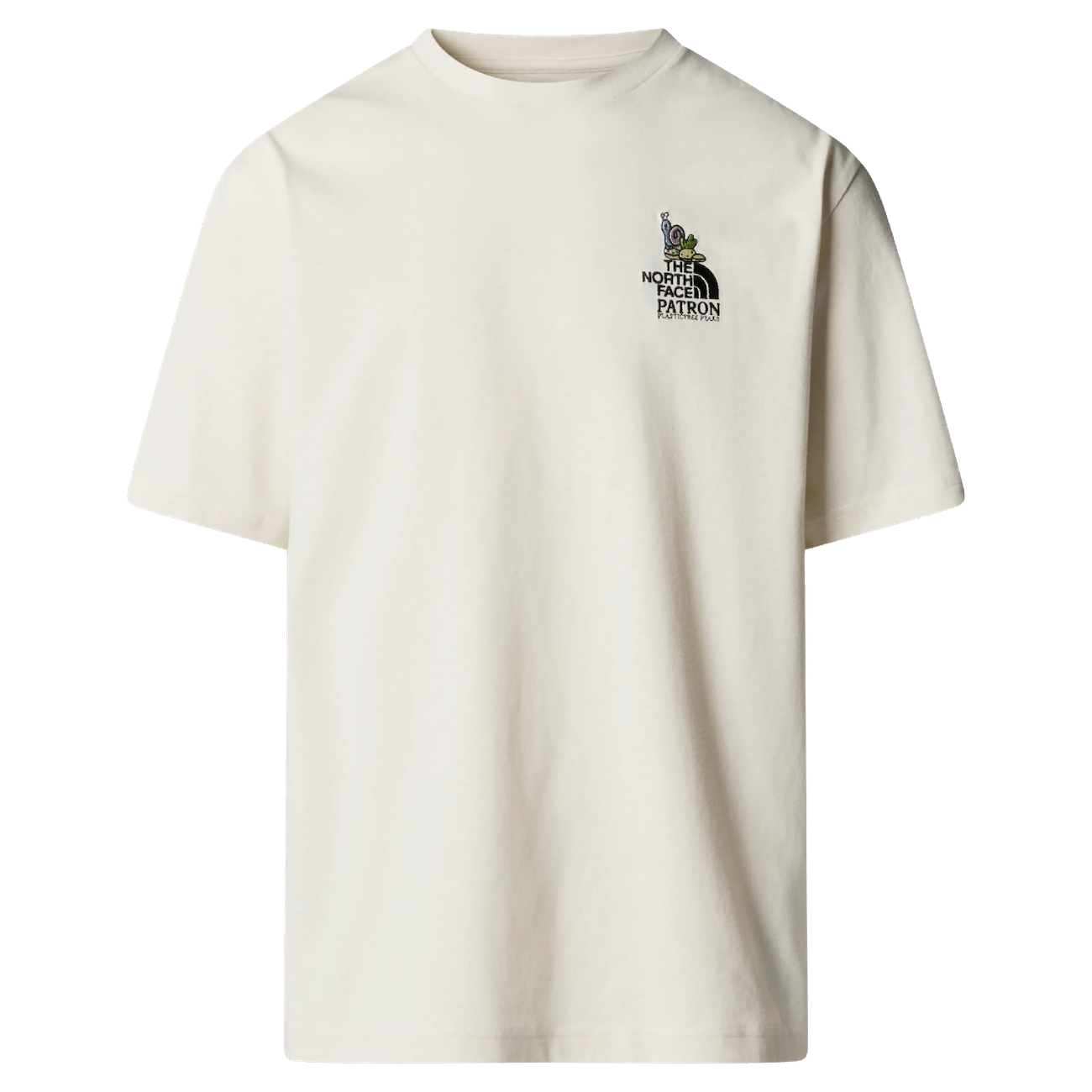 T-Shirt Unisex SS Clean Trails Oversized The North Face - White Dune