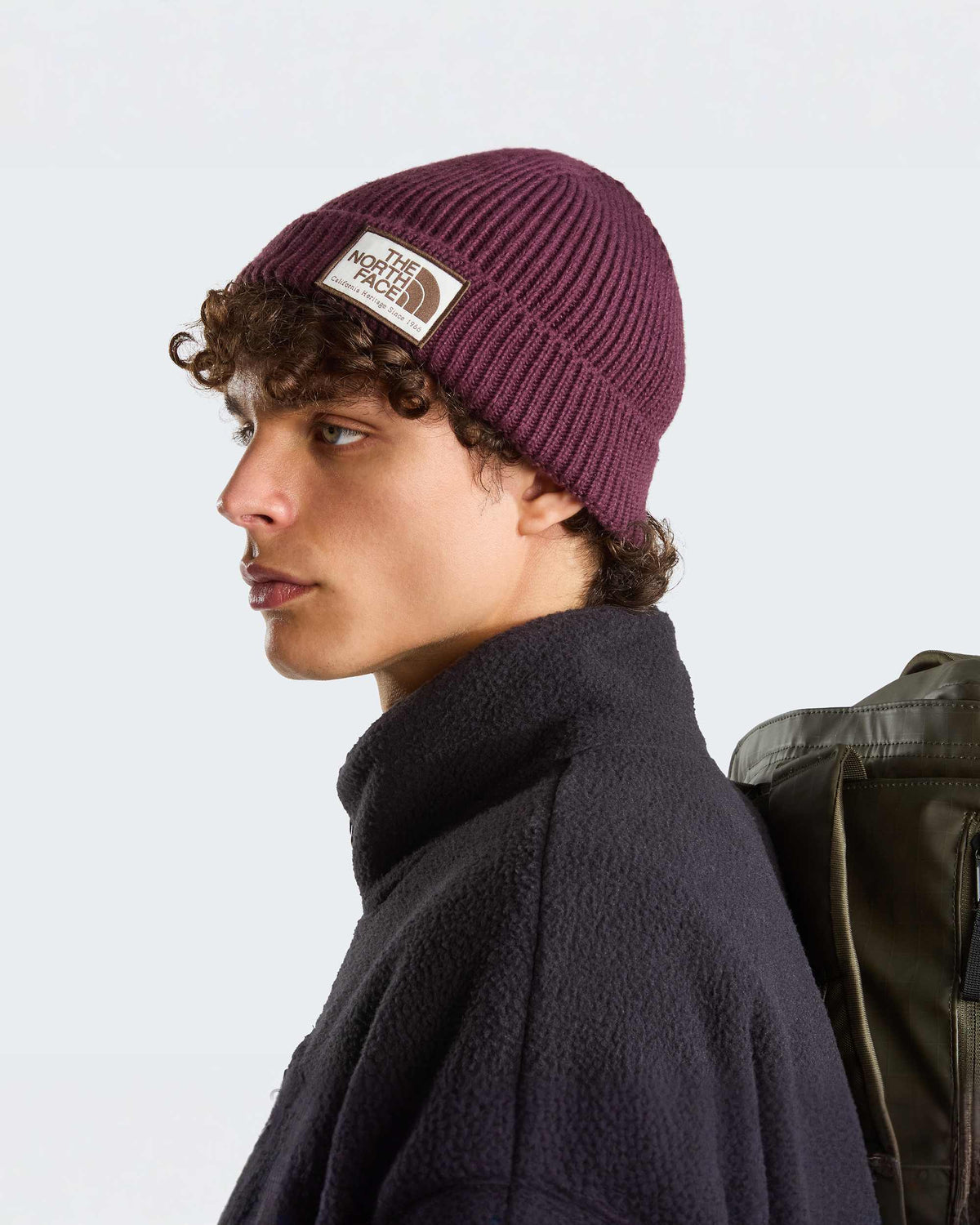 The North Face Logo Box Beanie bordeaux - foto 3
