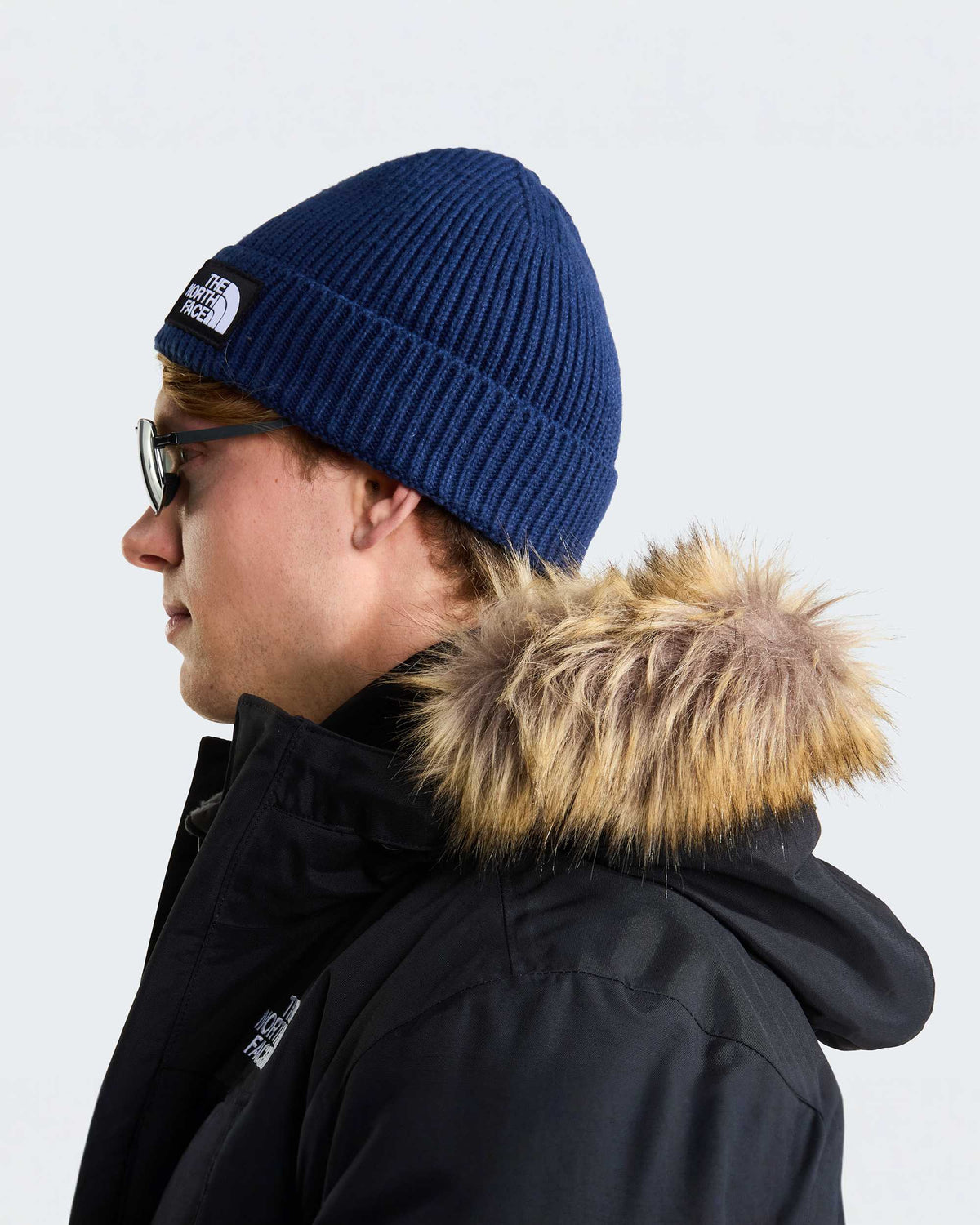 The North Face Logo Box Beanie blu navy - foto 4