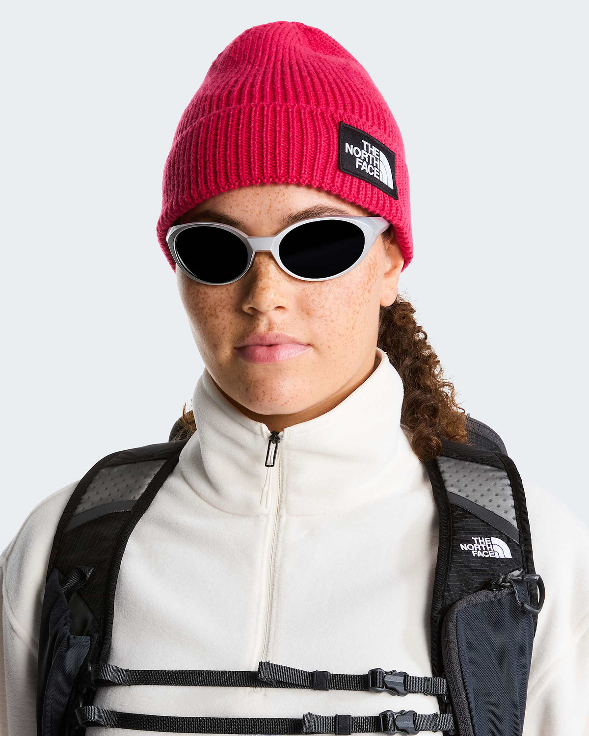 The North Face Logo Box Beanie rosso - foto 2