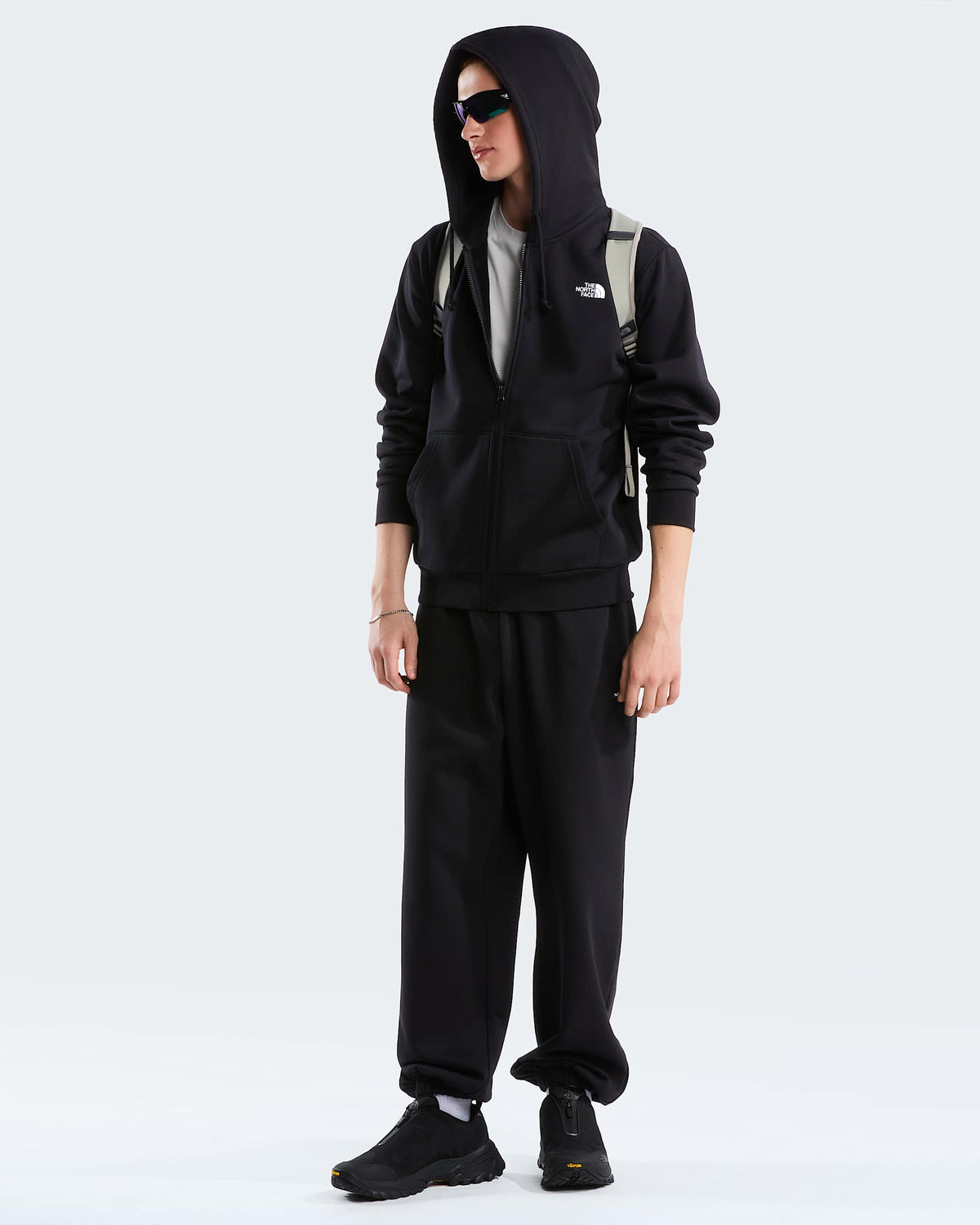 The North Face Simple Dome felpa zip nera - foto 2
