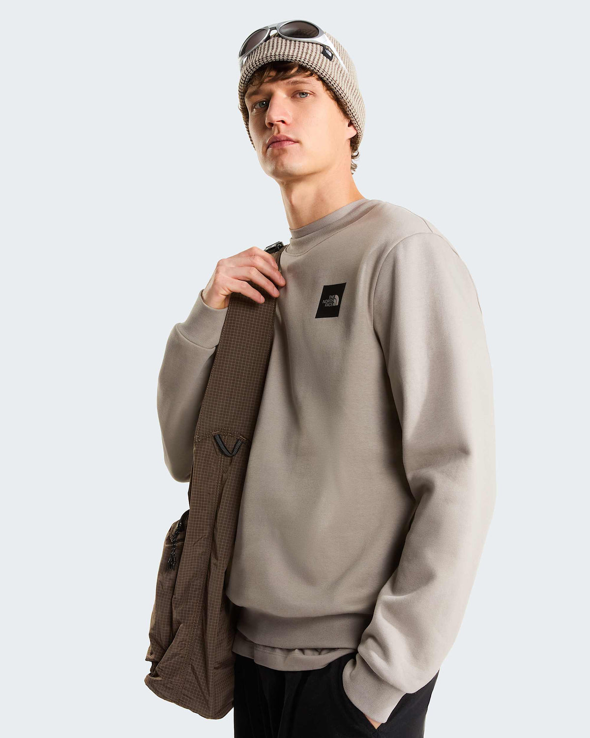 The North Face Box Half Dome felpa grigia - foto 6
