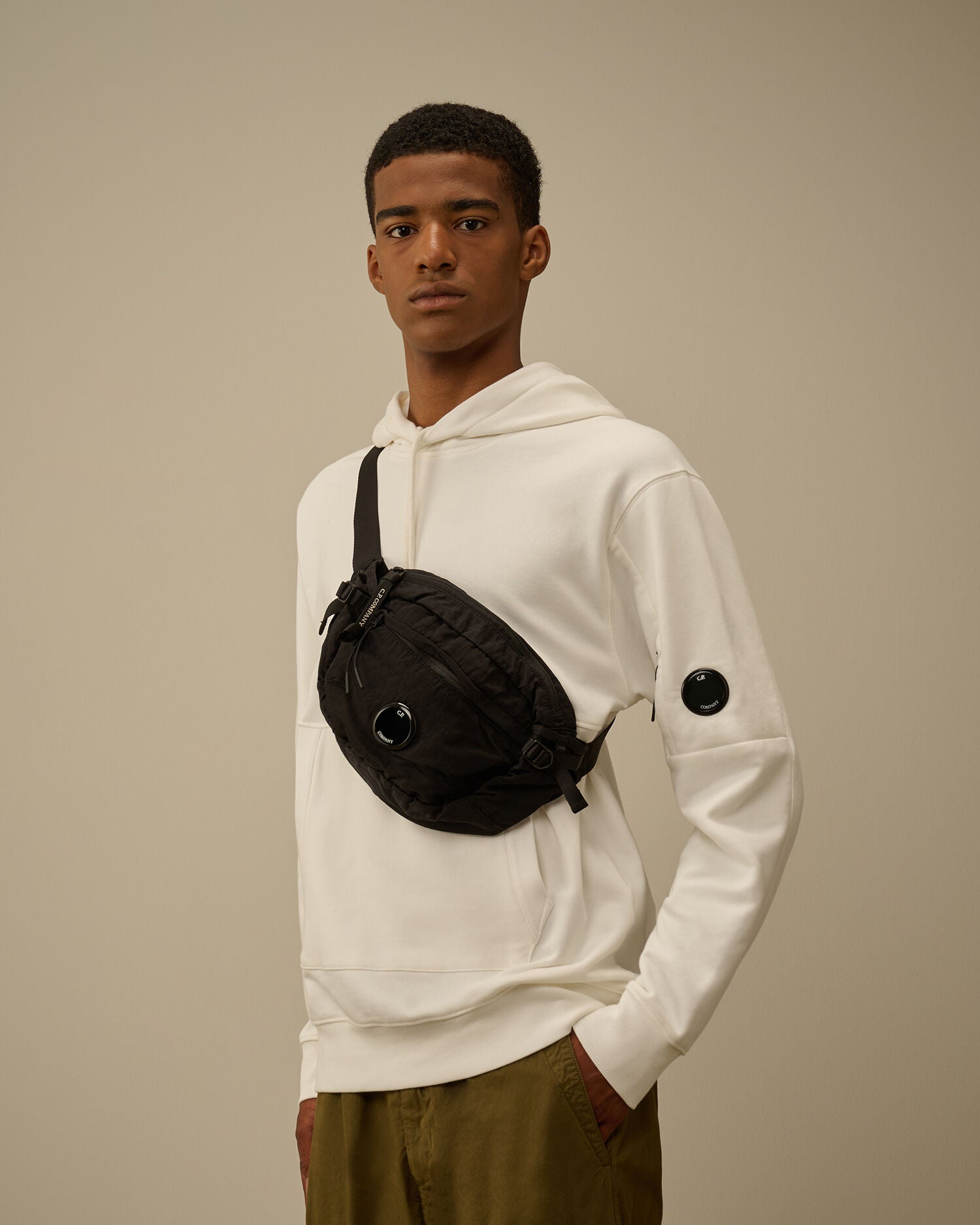 Nylon B Lens Crossbody Pack CP Company® AW25 - Black