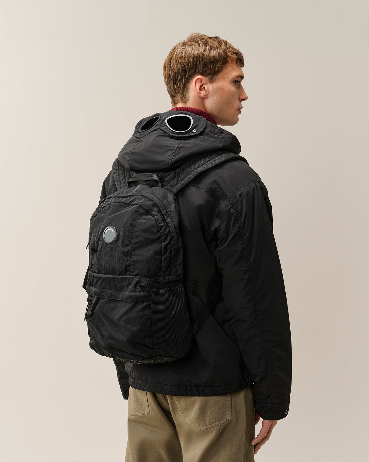 C.P. Company Nylon B Lens Backpack - Black, detail 1