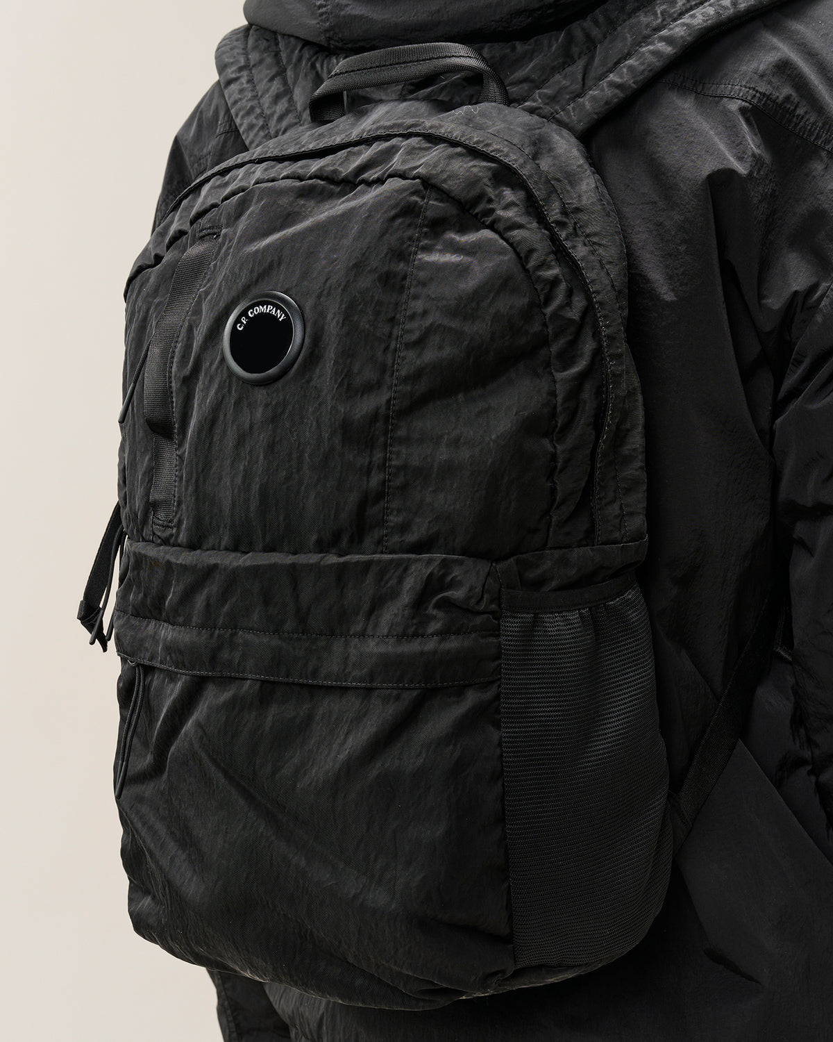 C.P. Company Nylon B Lens Backpack - Black, detail 2