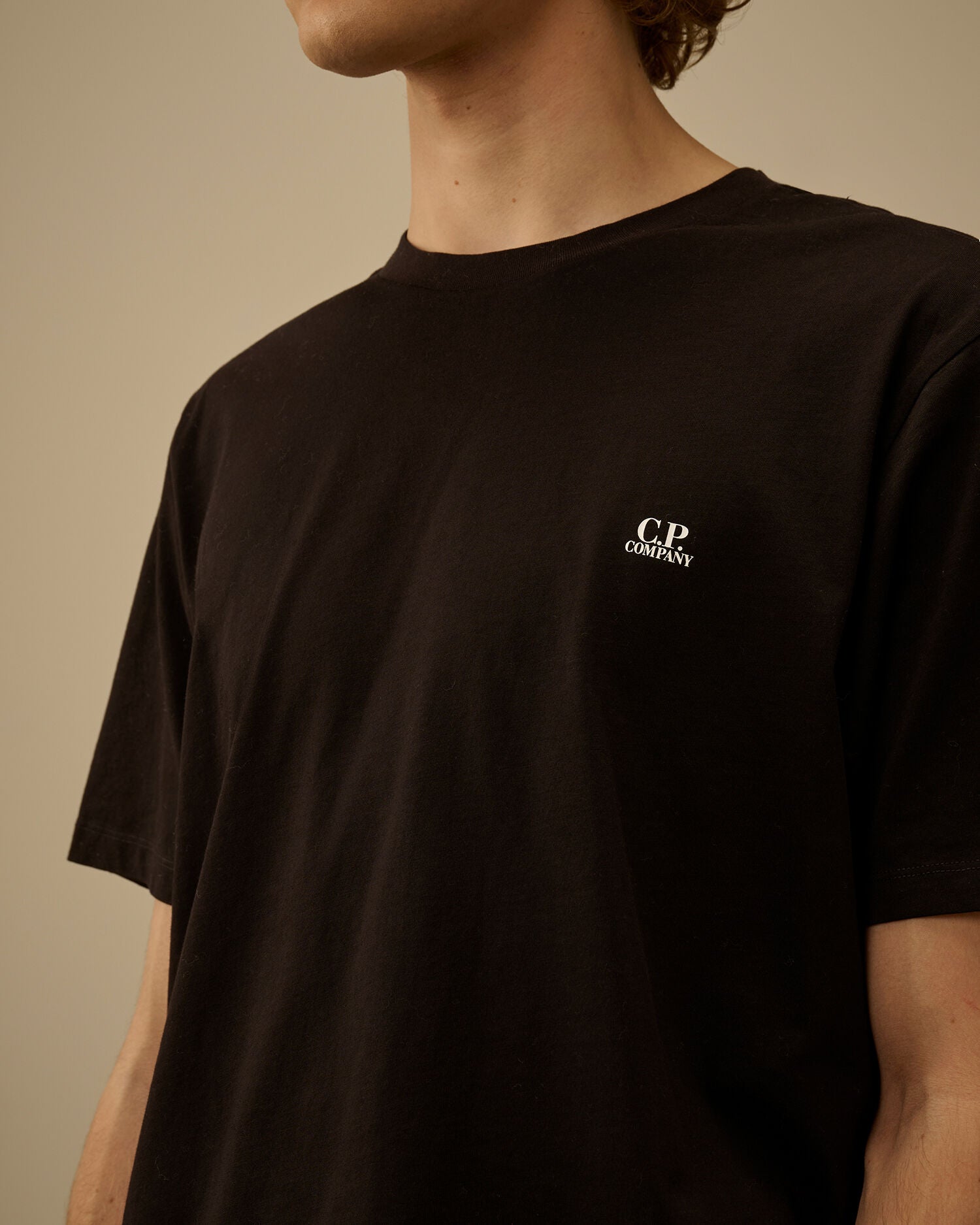 30/1 Jersey Short Sleeve Goggle T-Shirt C.P. Company - Black