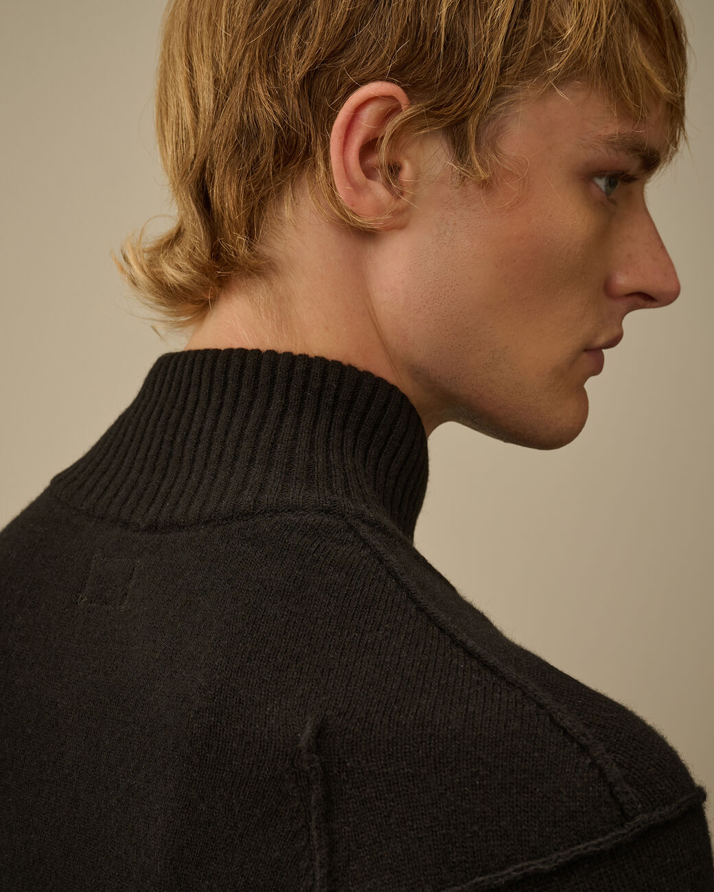 Lambswool GRS Full Zip Sweater CP Company® AW25 - Black