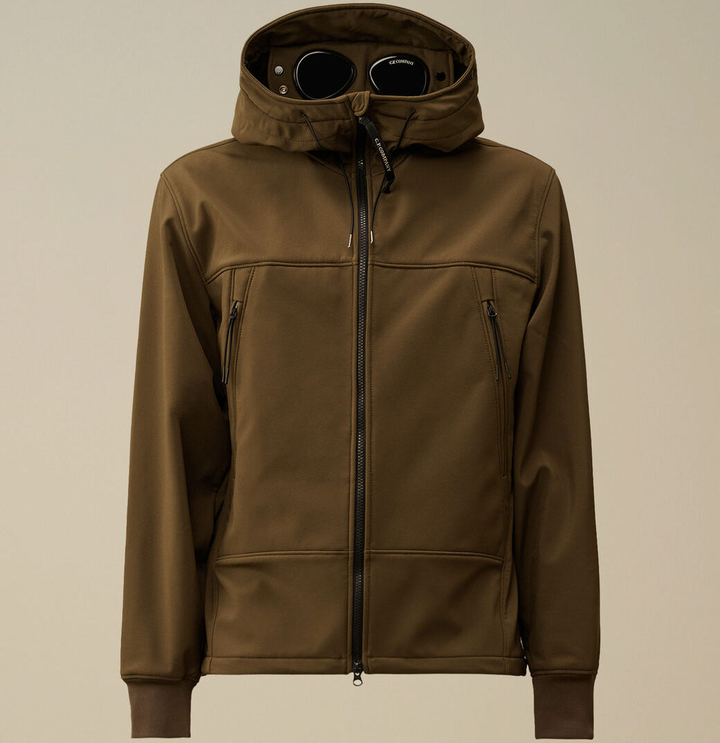C.P. Shell-R Goggle Jacket CP Company® AW25 - Ivy Green