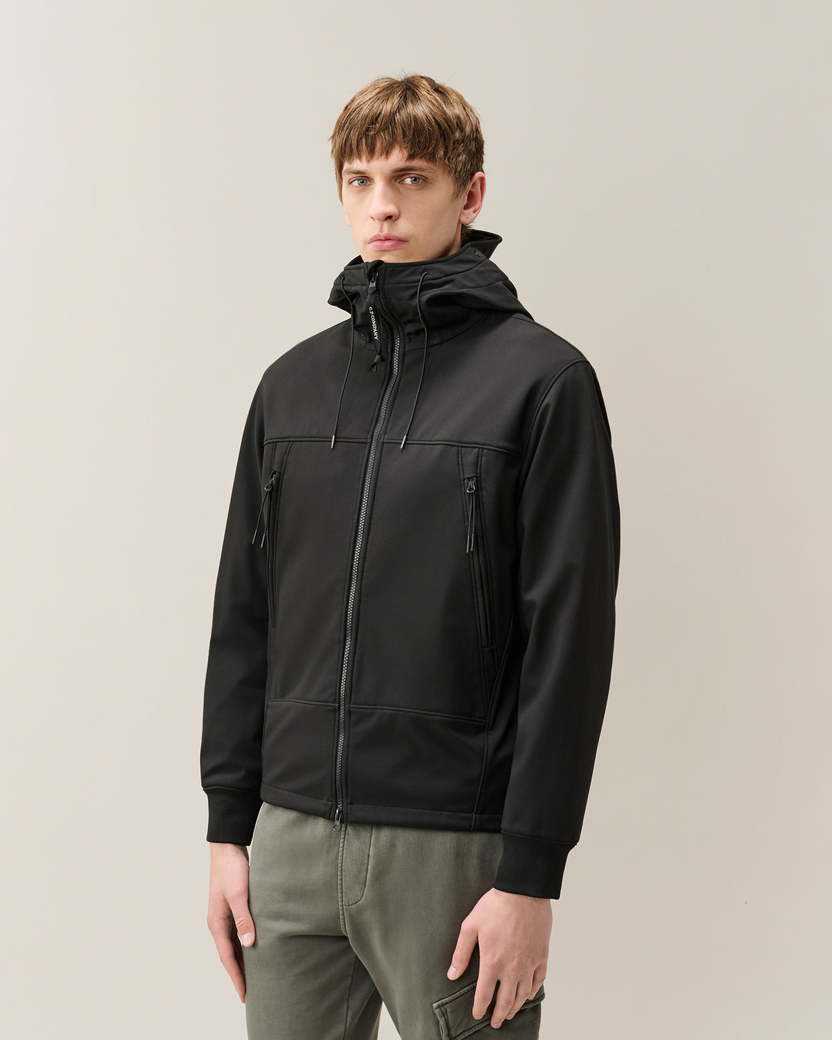 C.P. Company C.P. Shell-R Goggle Jacket - Black, detail 1