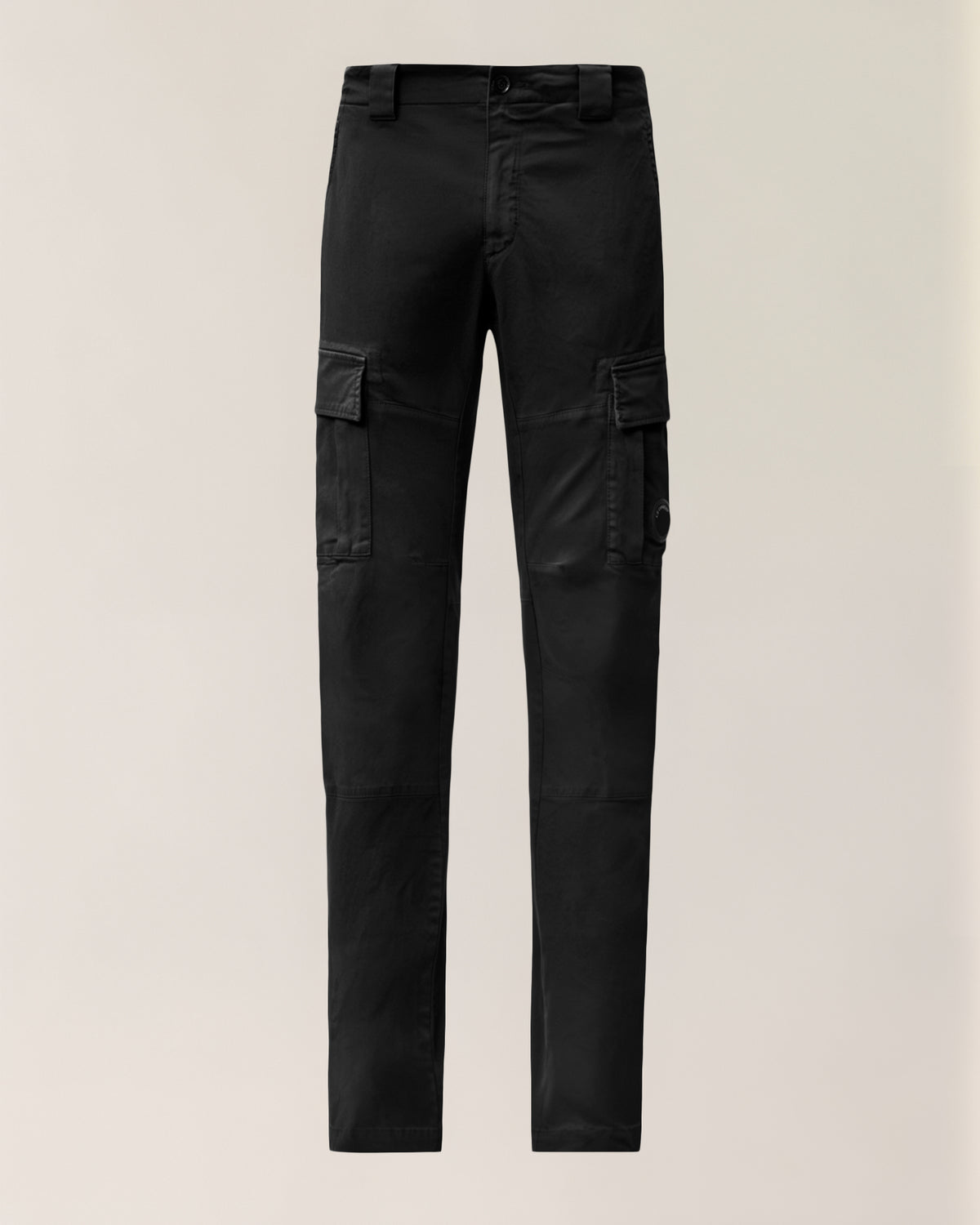 C.P. Company Stretch Sateen Ergonomic Cargo Pants - Black