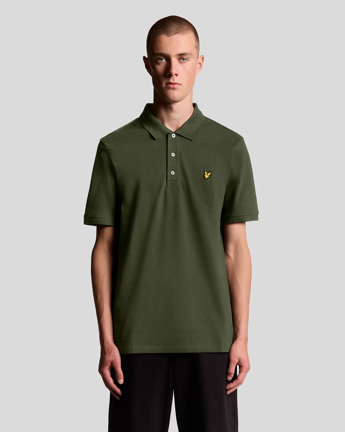 Plain Polo Shirt Lyle & Scott - Olive