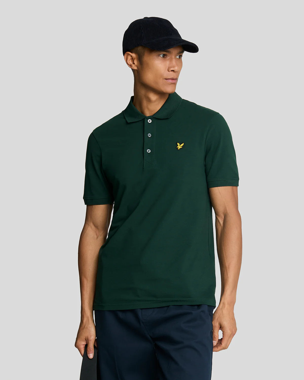 Plain Polo Shirt Lyle & Scott - Dark Green