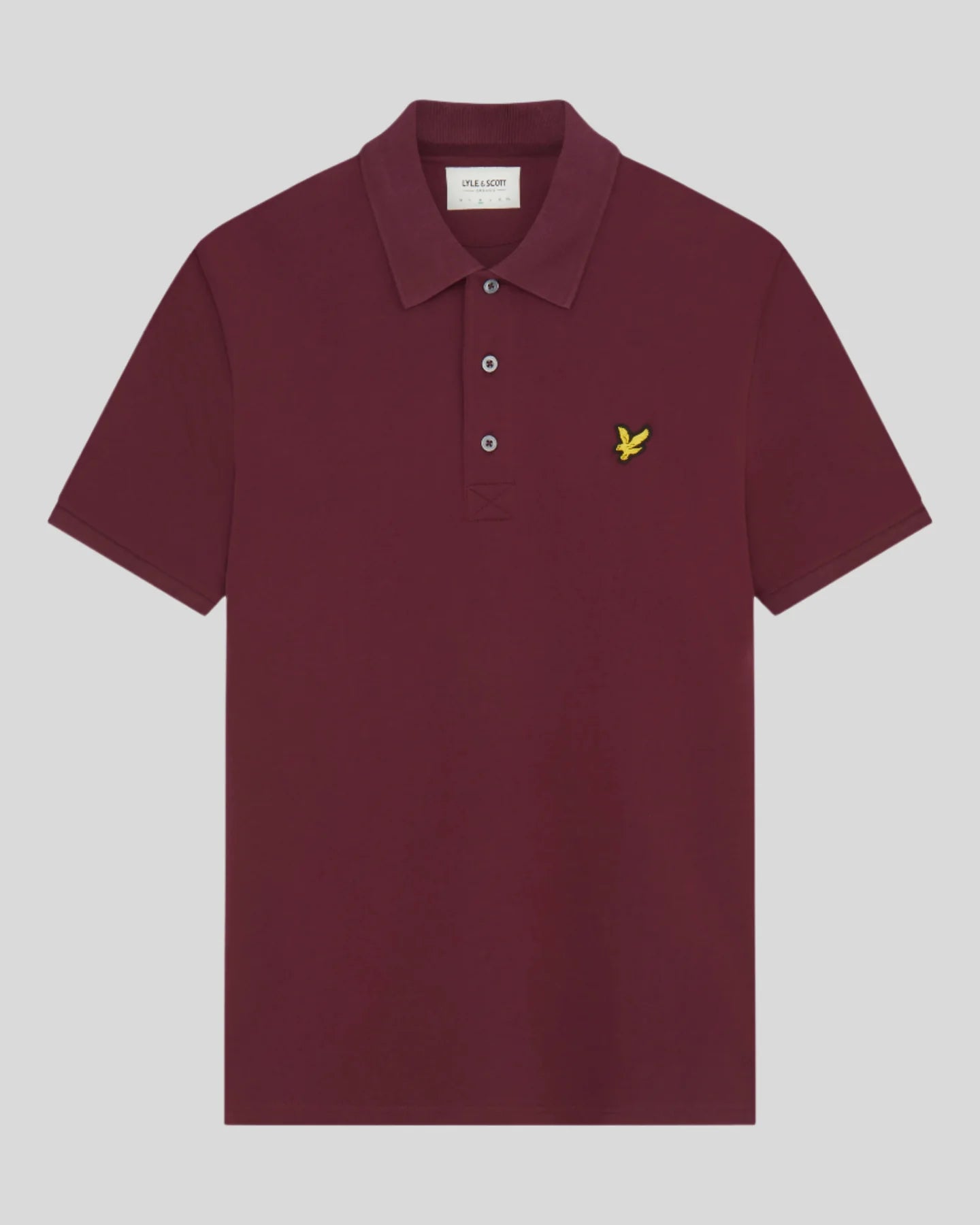 Plain Polo Shirt Lyle & Scott - Burgundy