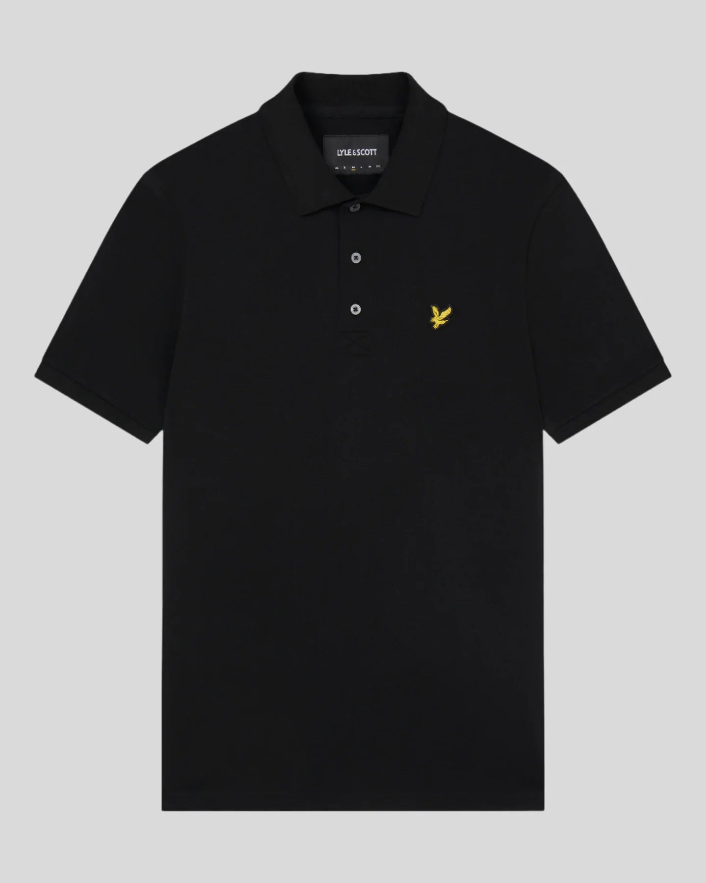 Plain Polo Shirt Lyle & Scott - Jet Black