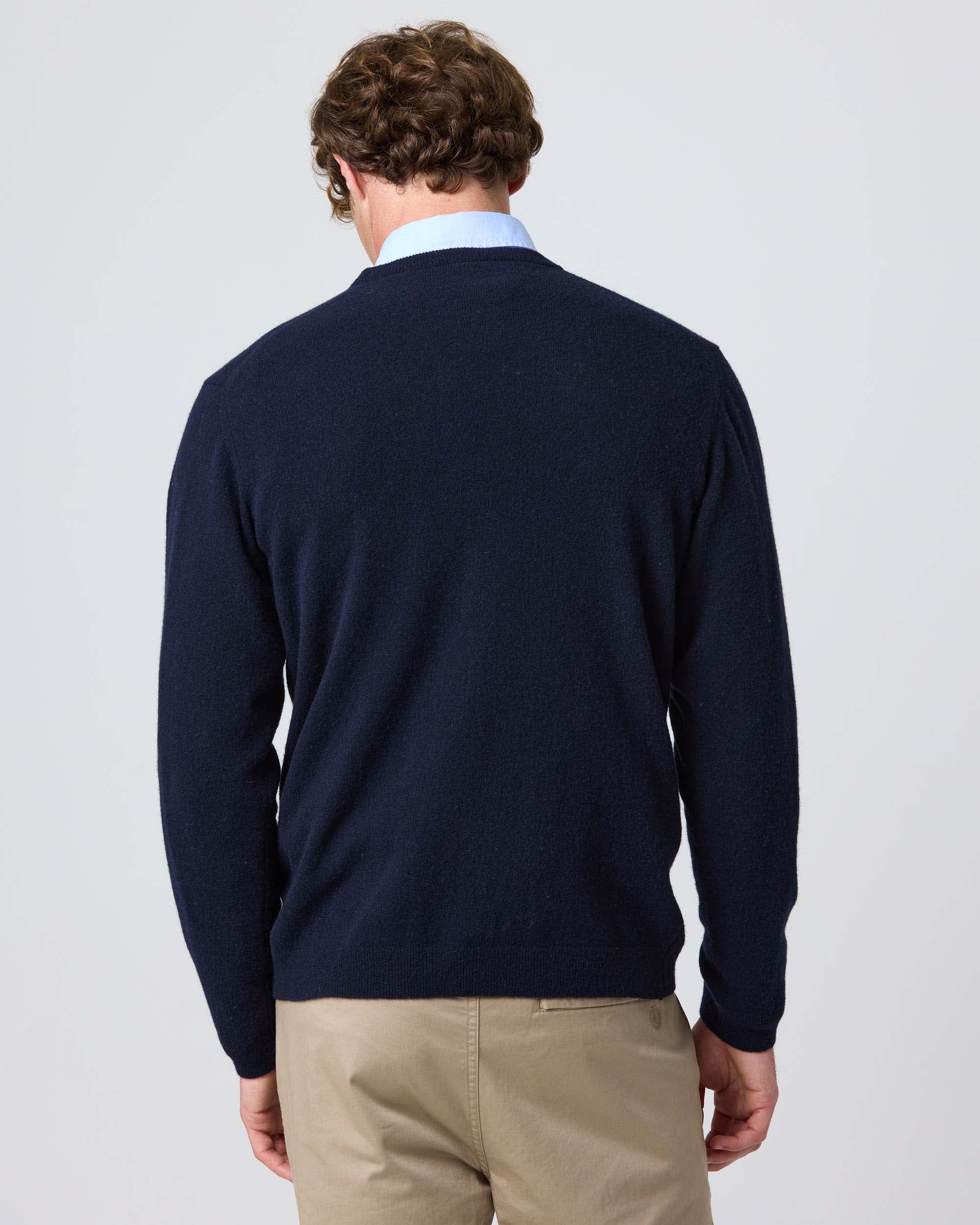 Teddington Crew Knit Henri Lloyd AW25 - Dark Navy