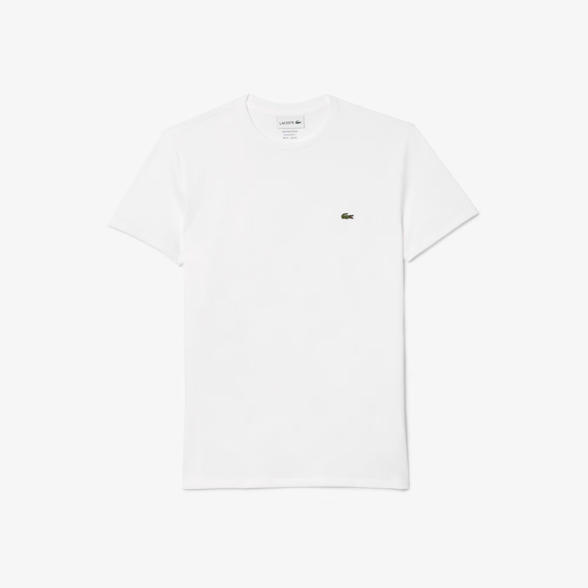 T-shirt in cotone Pima Lacoste - Bianco