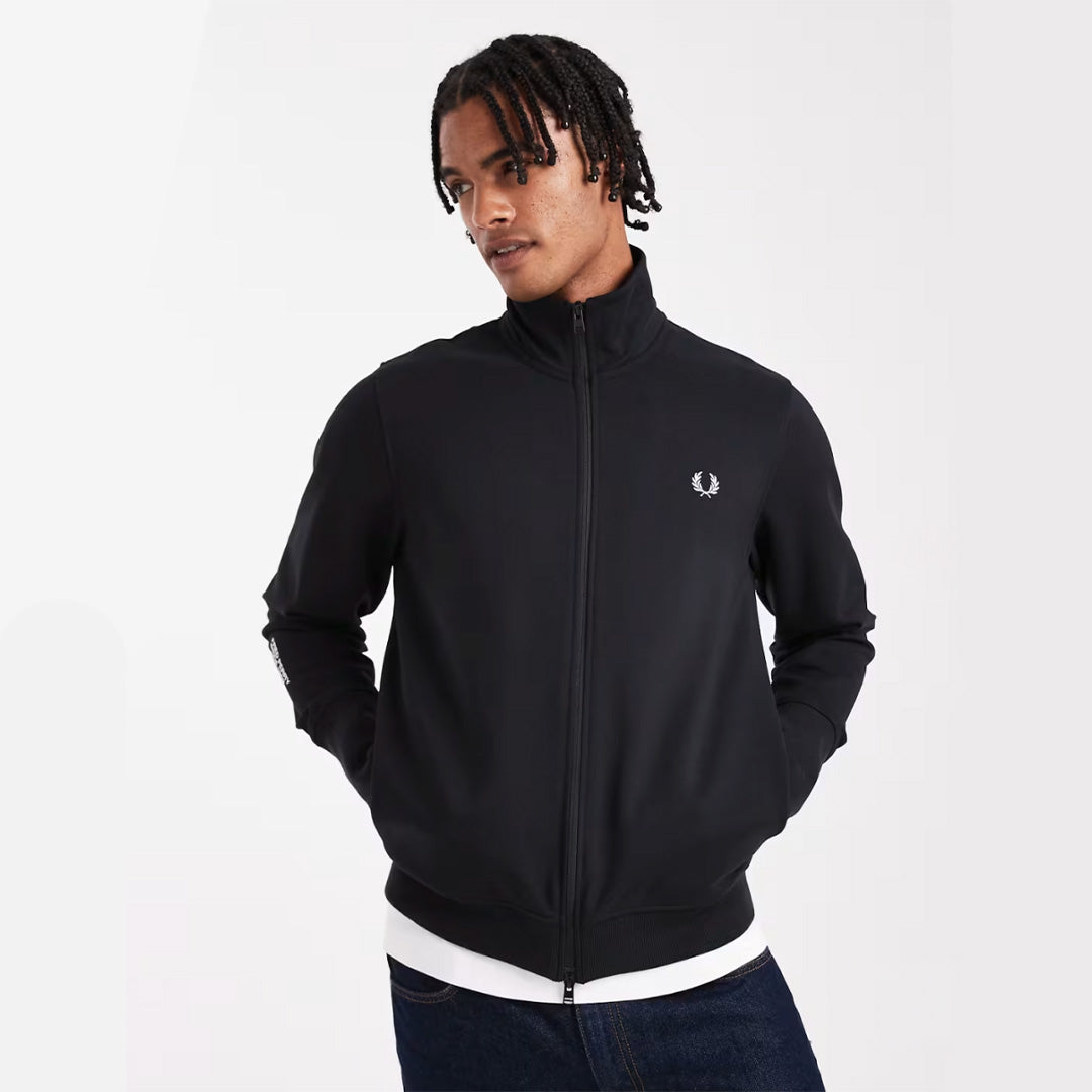 Thumbhole Track Jacket Fred Perry AW25 - Black