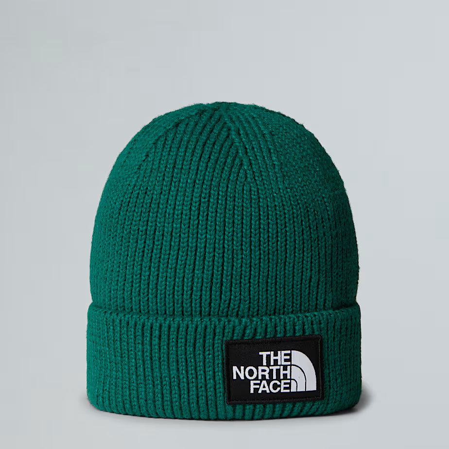 TNF Logo Box Cuffed Beanie The North Face AW25 - Evergreen