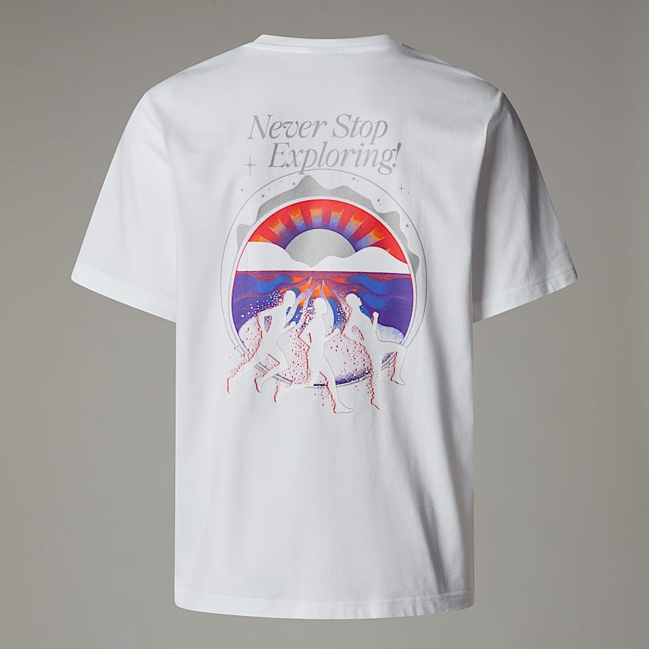 T-Shirt Never Stop Relaxed Unisex The North Face - TNF White