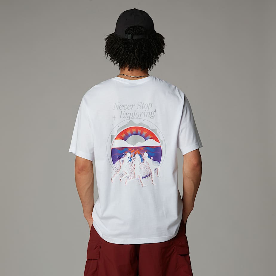 T-Shirt Never Stop Relaxed Unisex The North Face - TNF White