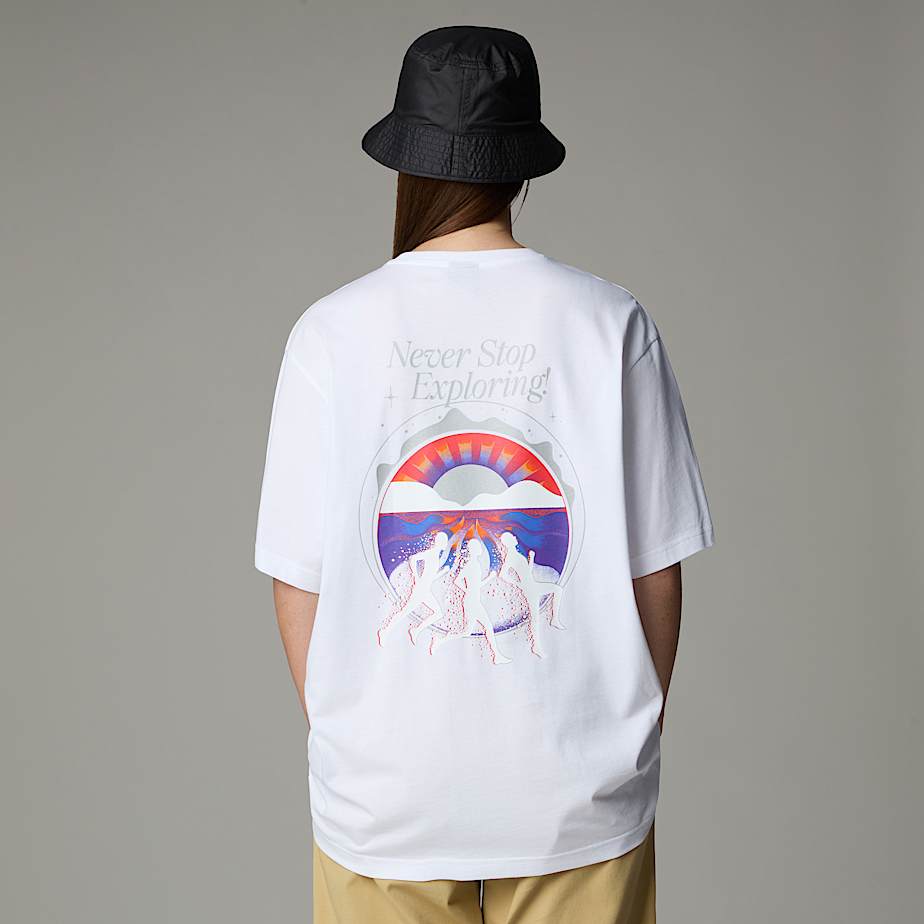 T-Shirt Never Stop Relaxed Unisex The North Face - TNF White