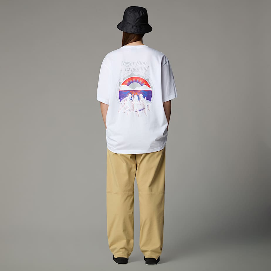 T-Shirt Never Stop Relaxed Unisex The North Face - TNF White