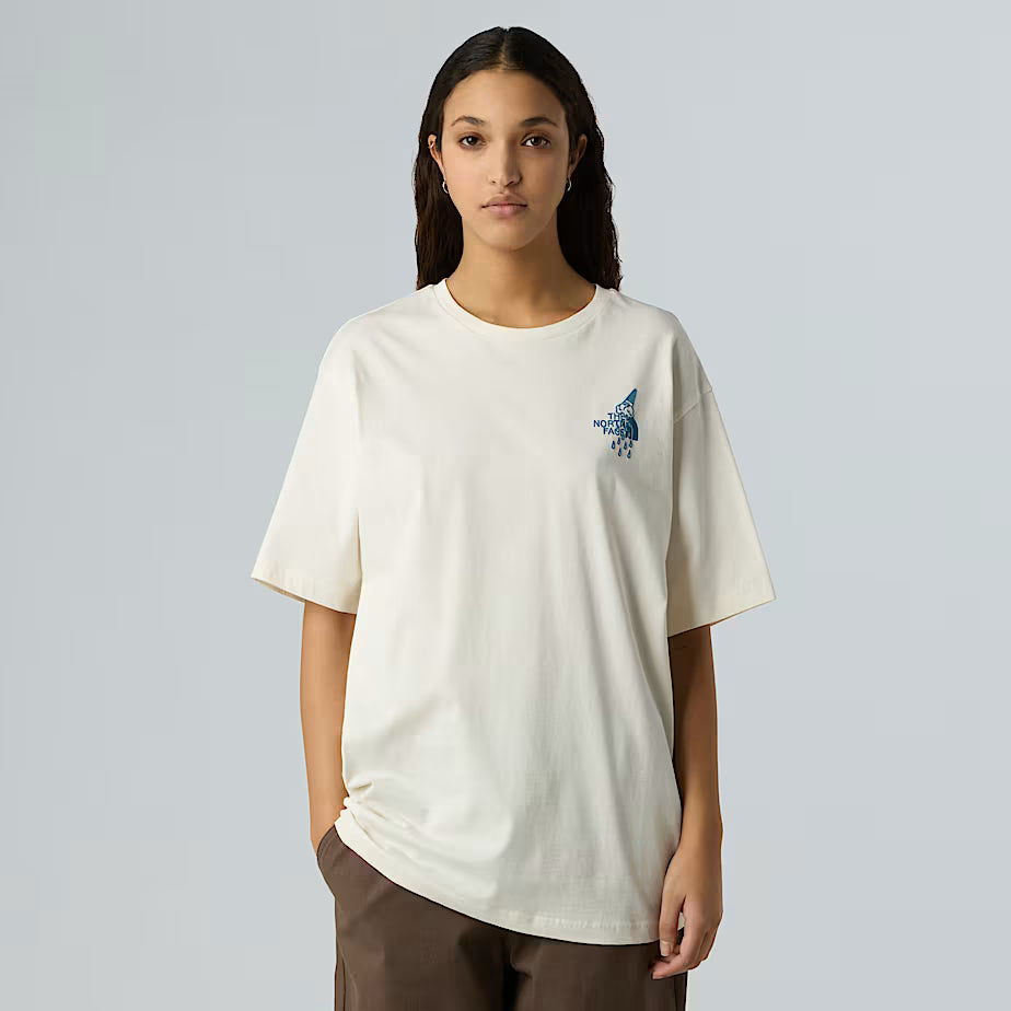Powder Days Relaxed Graphic T-Shirt The North Face AW25 - White Dune