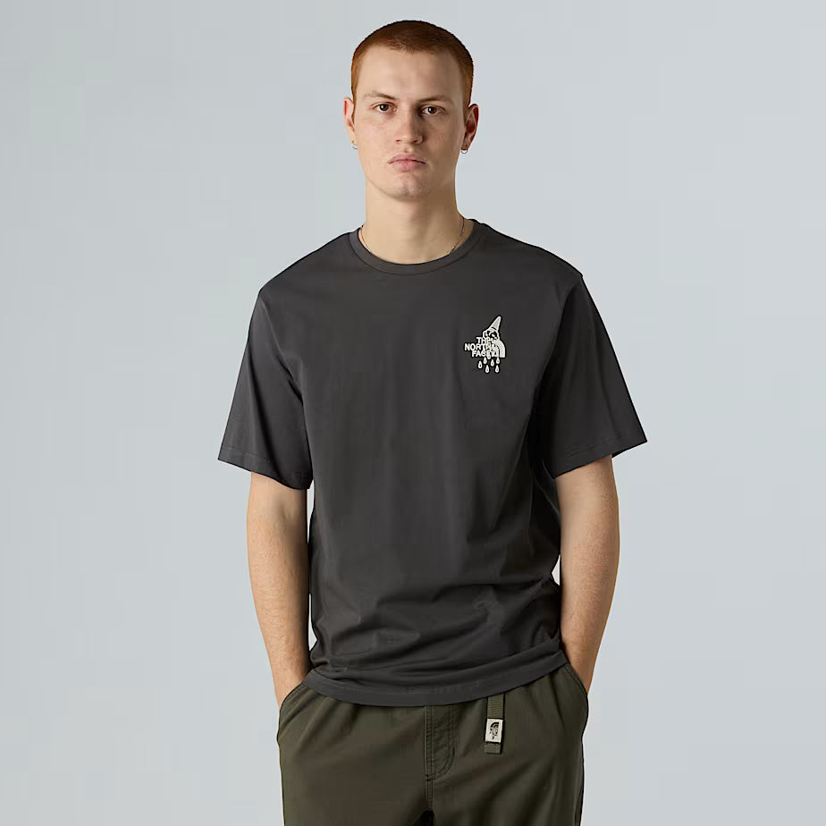 Powder Days Relaxed Graphic T-Shirt The North Face AW25 - Asphalt Grey