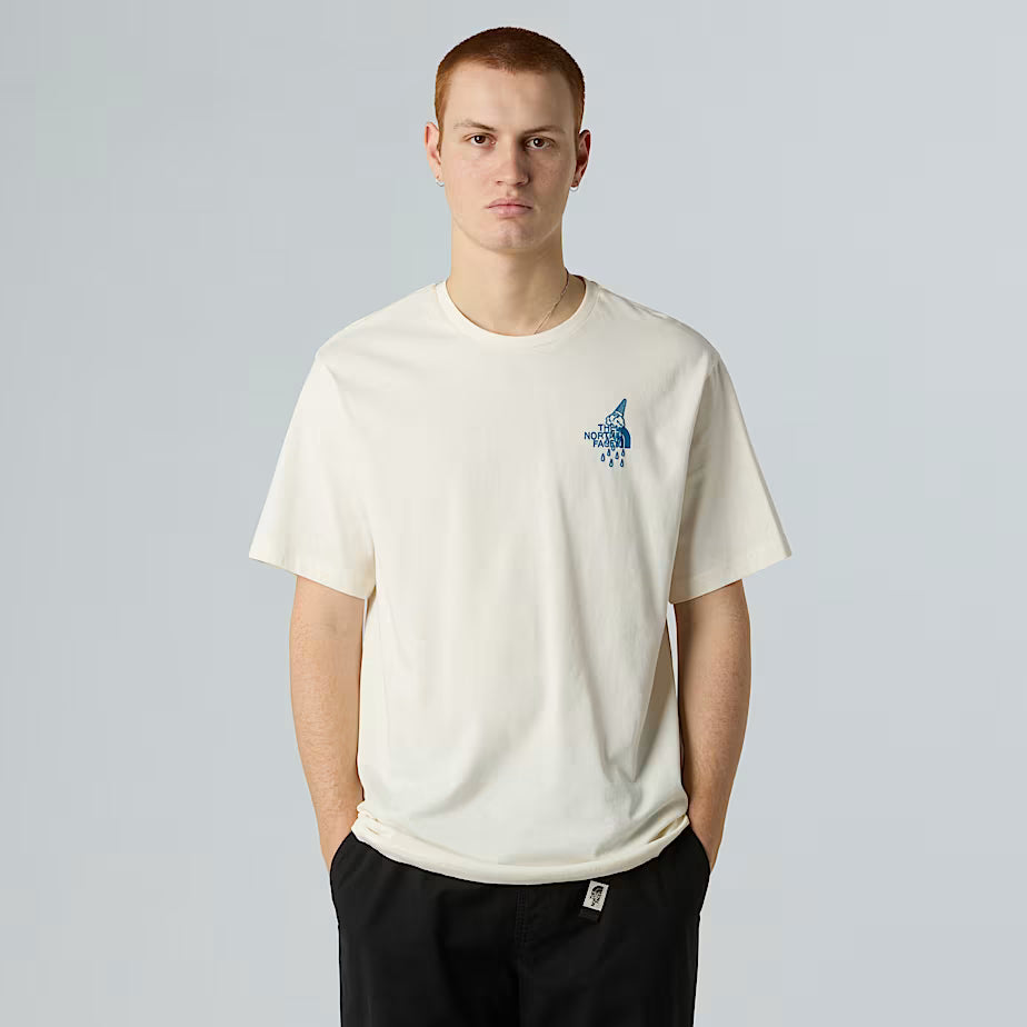 Powder Days Relaxed Graphic T-Shirt The North Face AW25 - White Dune