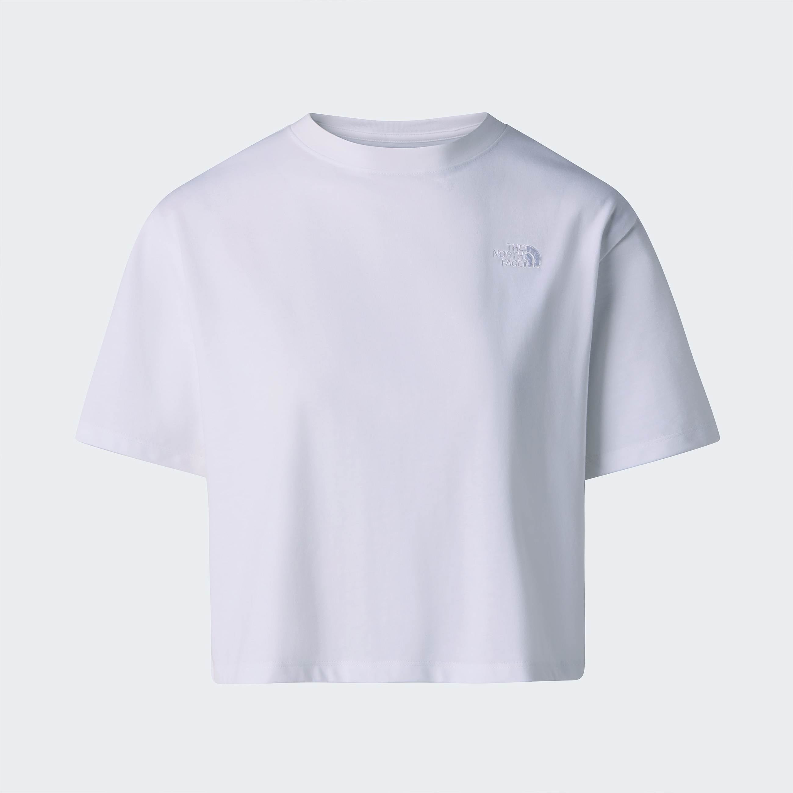 Simple Dome Cropped Relaxed T-Shirt The North Face Donna - TNF White