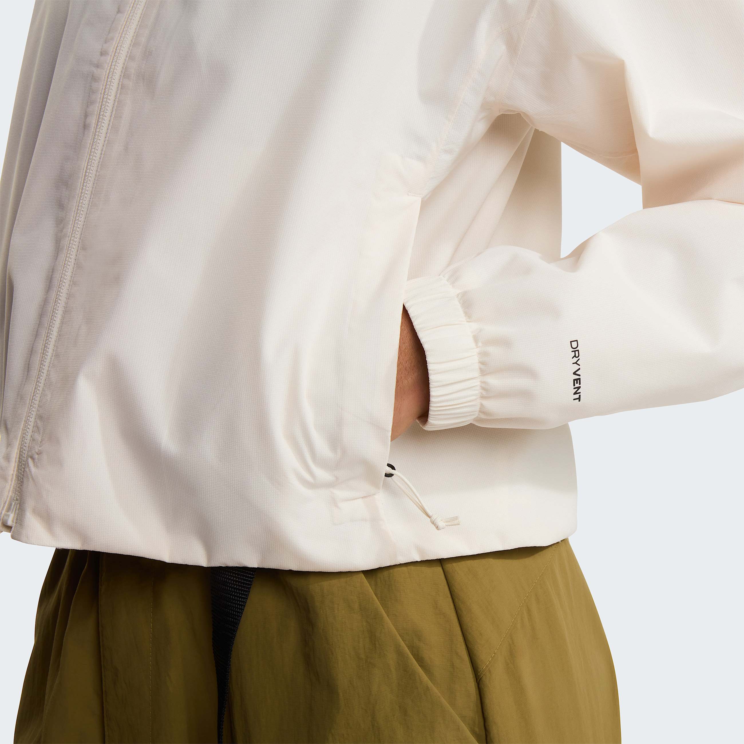 Women's Quest DryVent™ Cropped Jacket The North Face - White Dune