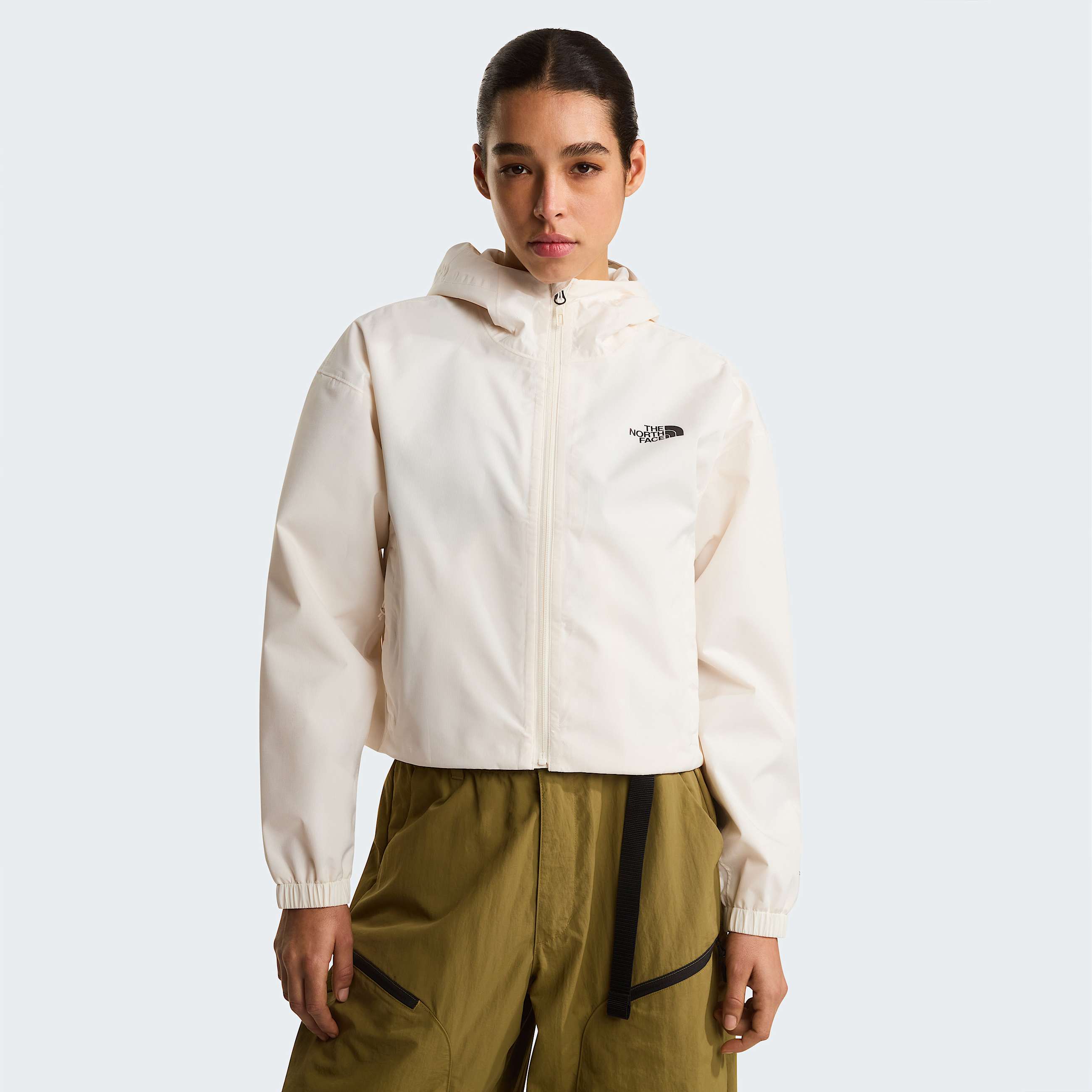 Women's Quest DryVent™ Cropped Jacket The North Face - White Dune
