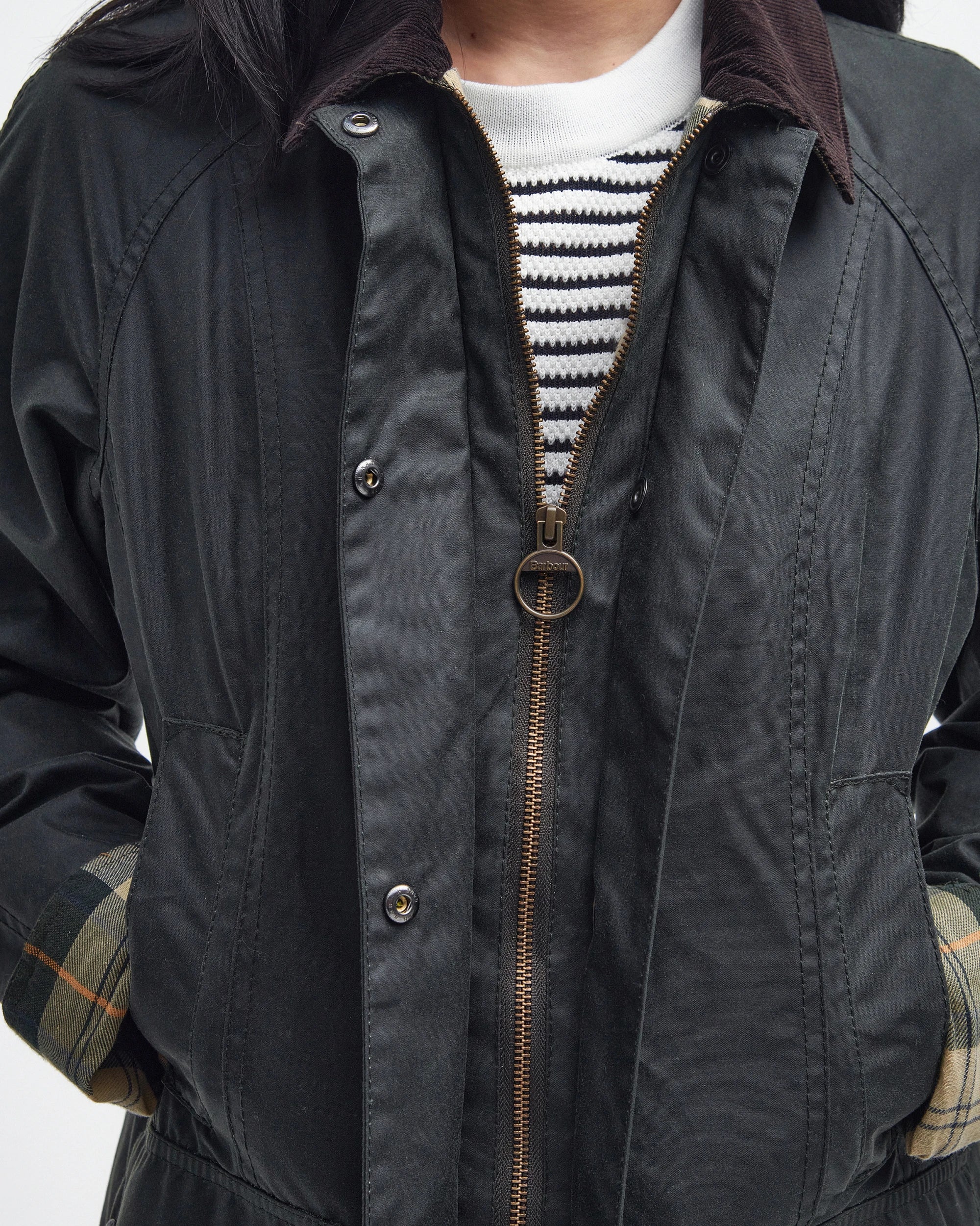 Beadnell Wax Jacket AW25 Barbour - Sage