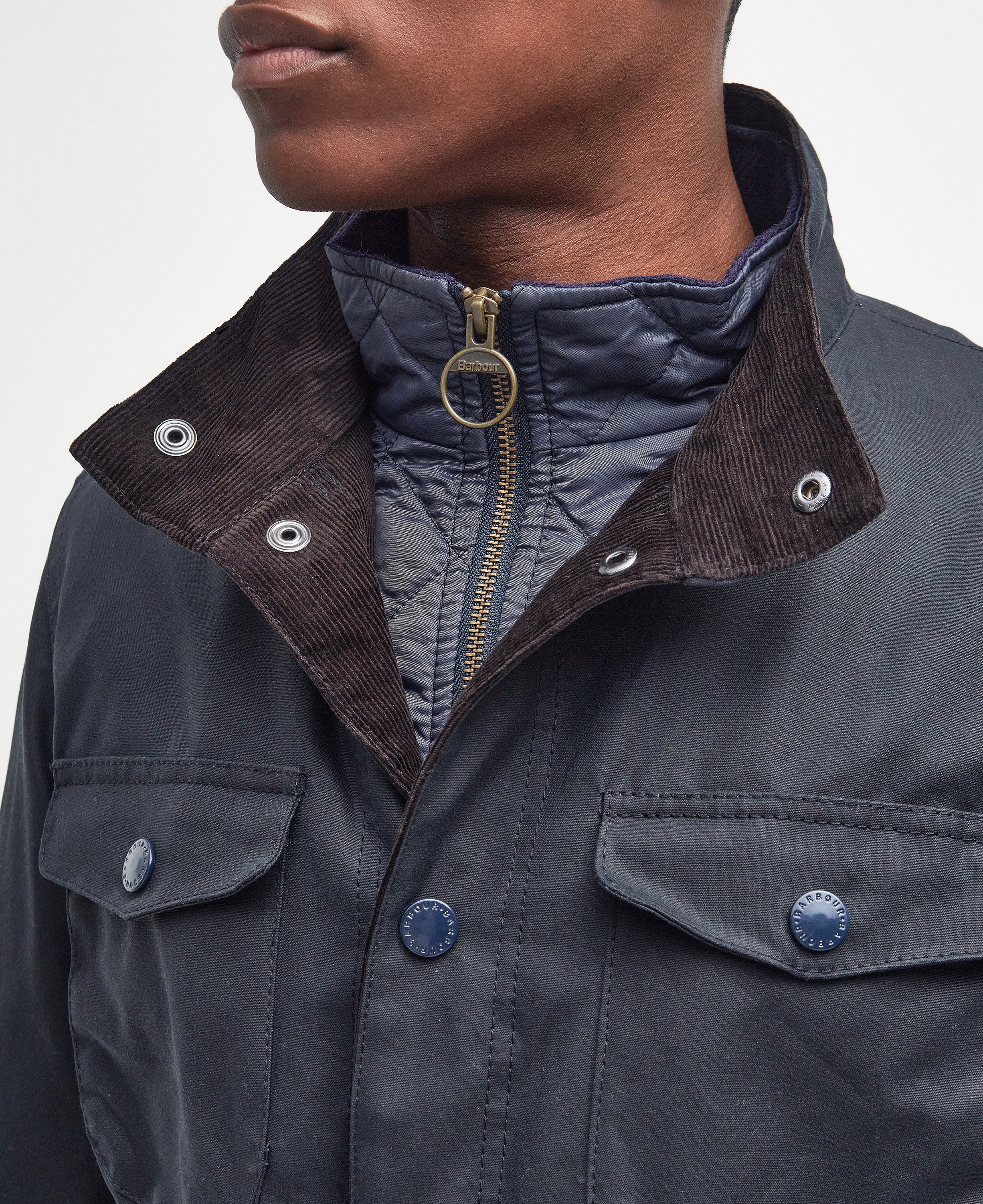 Ogston Wax Jacket AW25 Barbour - Black